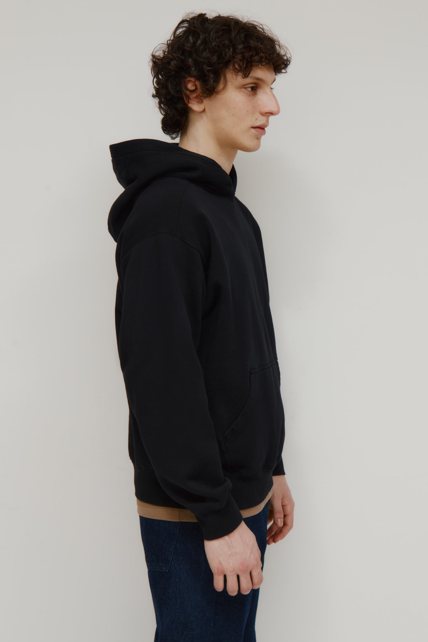Men's Essential Hoodie  in Black