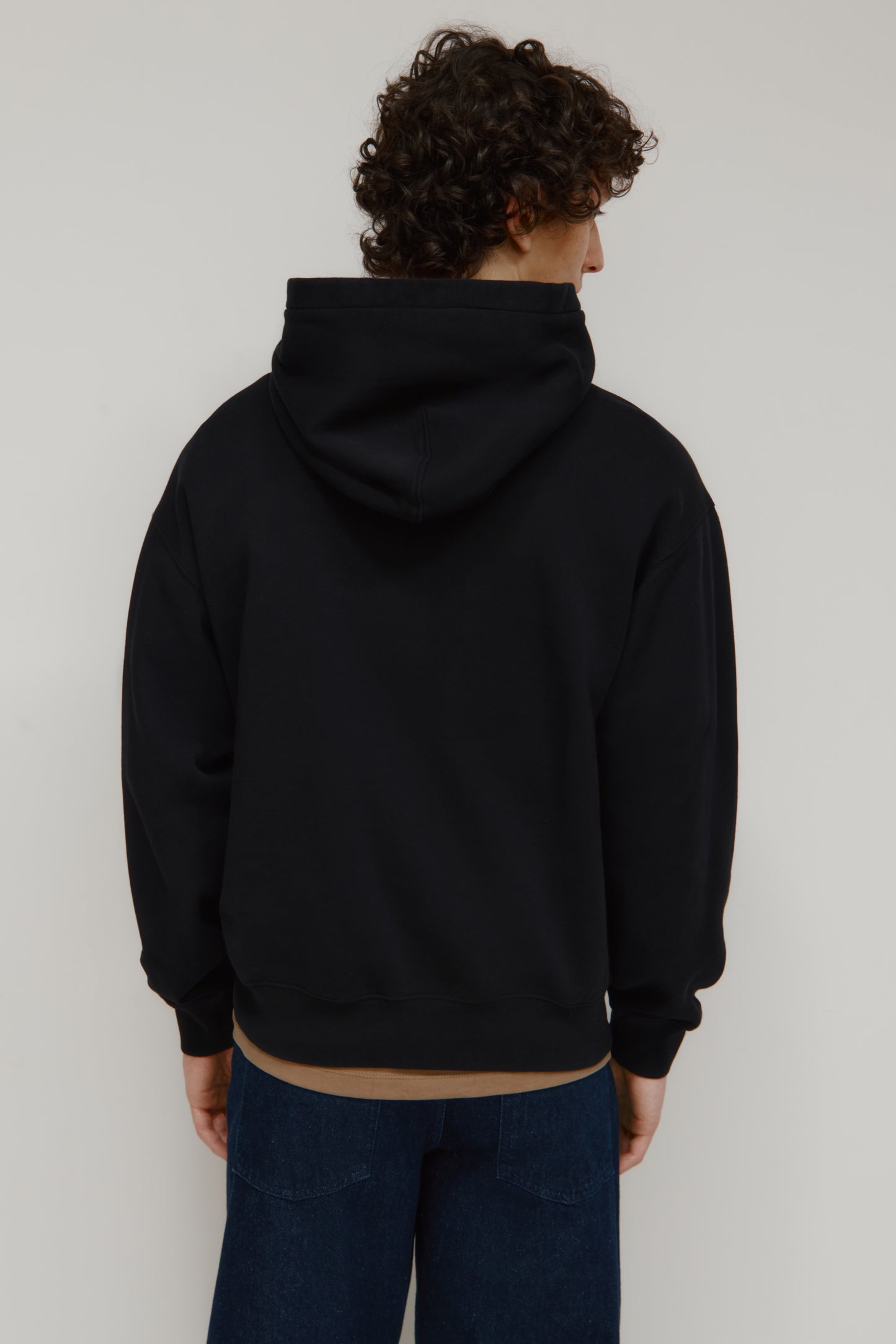 Men's Essential Hoodie  in Black