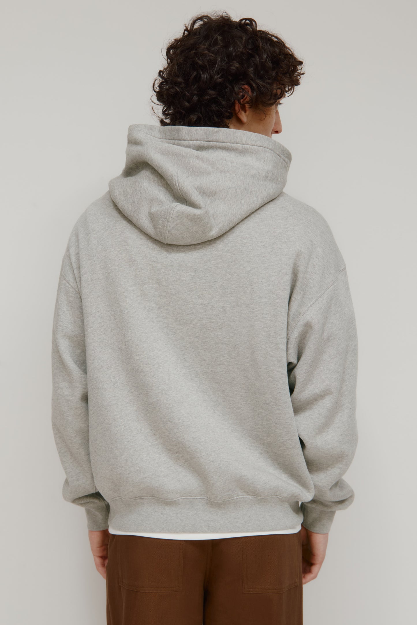 Men's Essential Hoodie  in Heather Grey