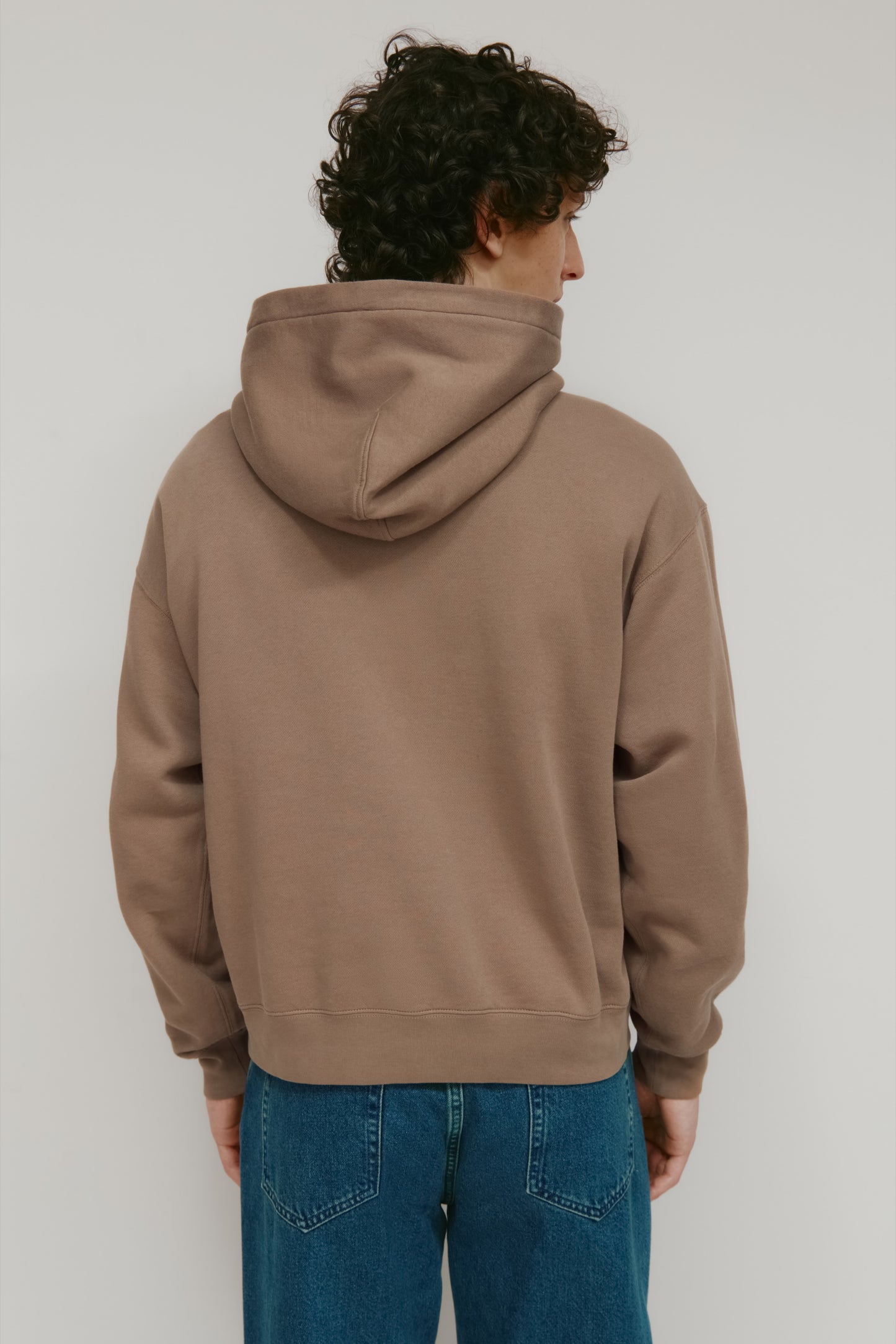 Men's Essential Hoodie  in Taupe