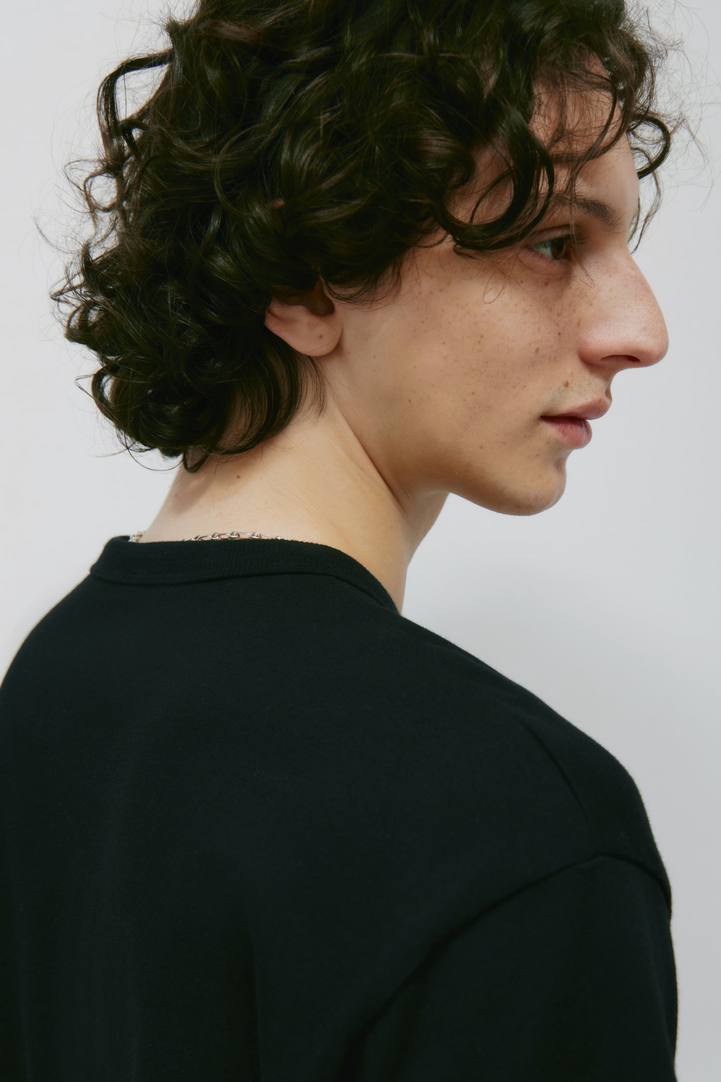 Men's Heavyweight Box Crew in Black