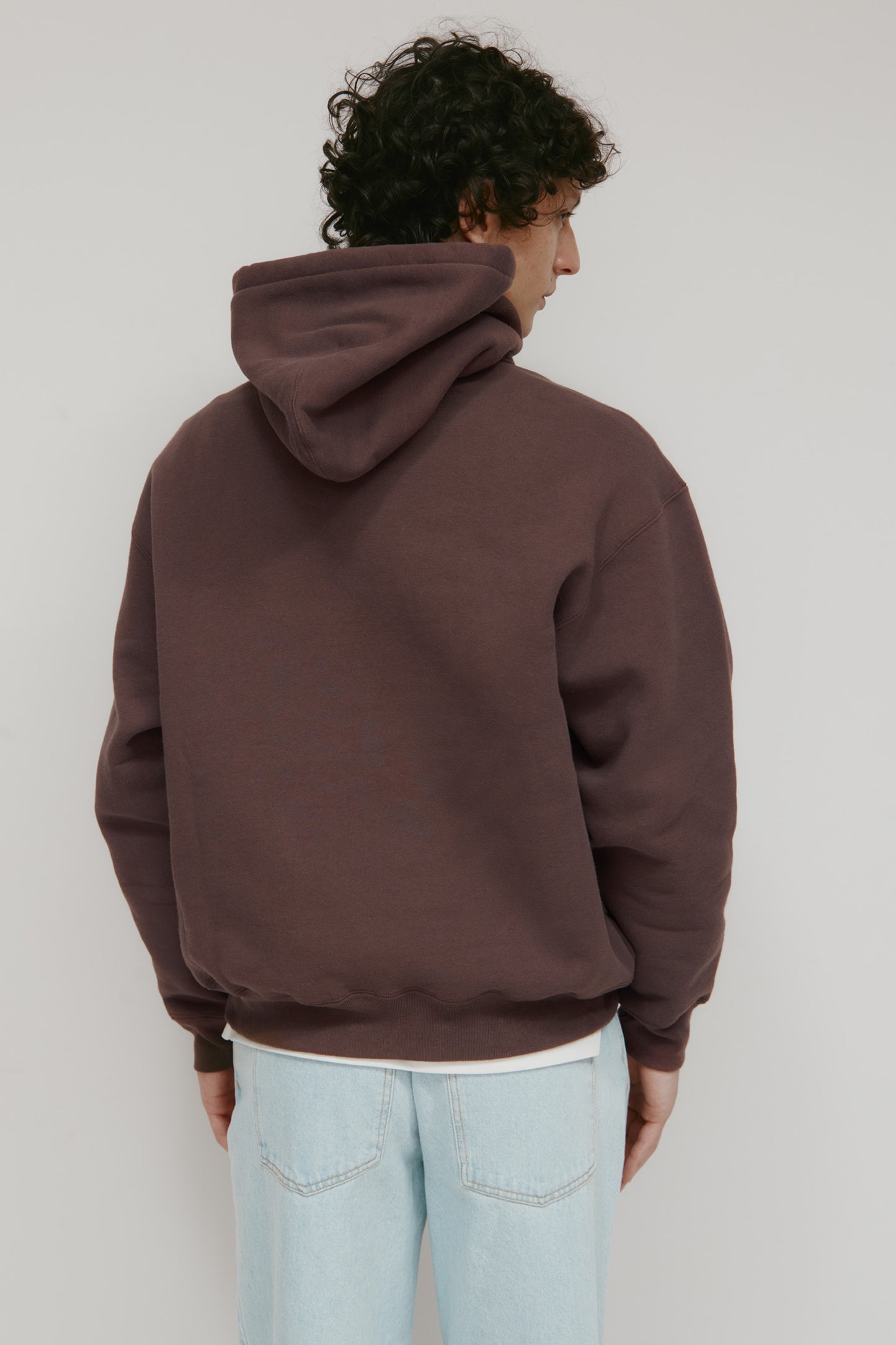 Men's Heavyweight Hoodie in Coffee Bean