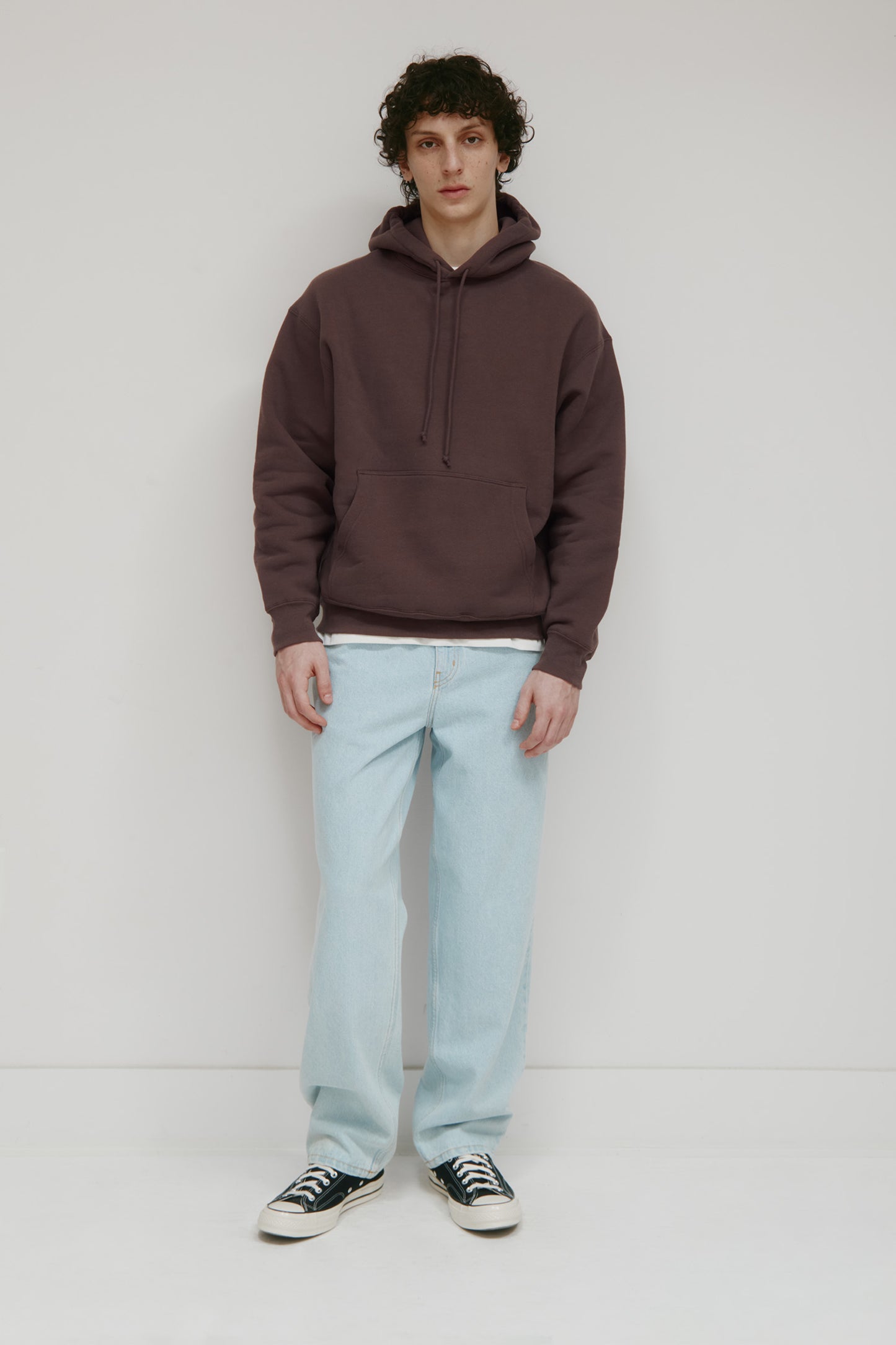 Men's Heavyweight Hoodie in Coffee Bean