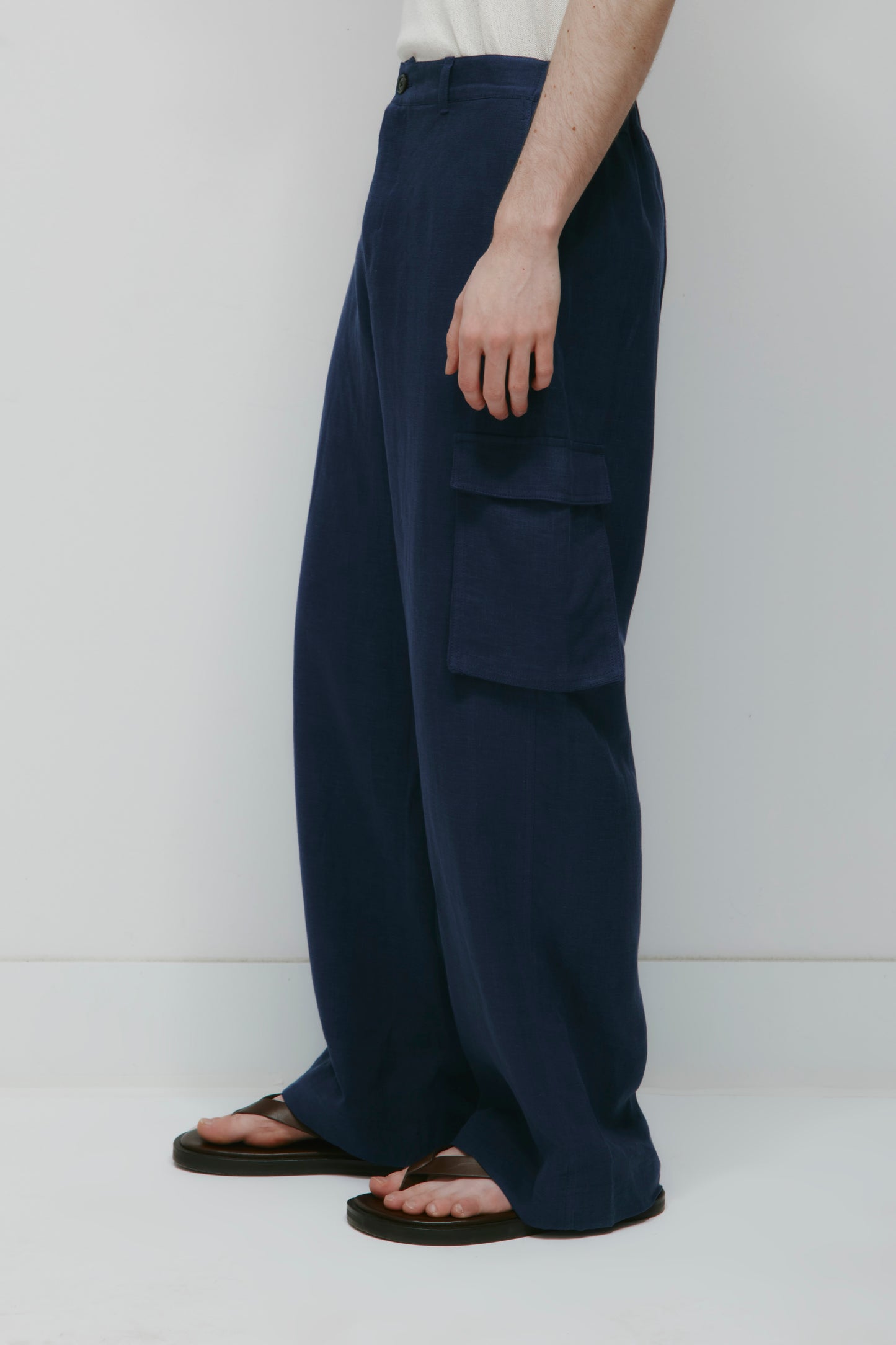 Men's Sila Linen Cargo Pant