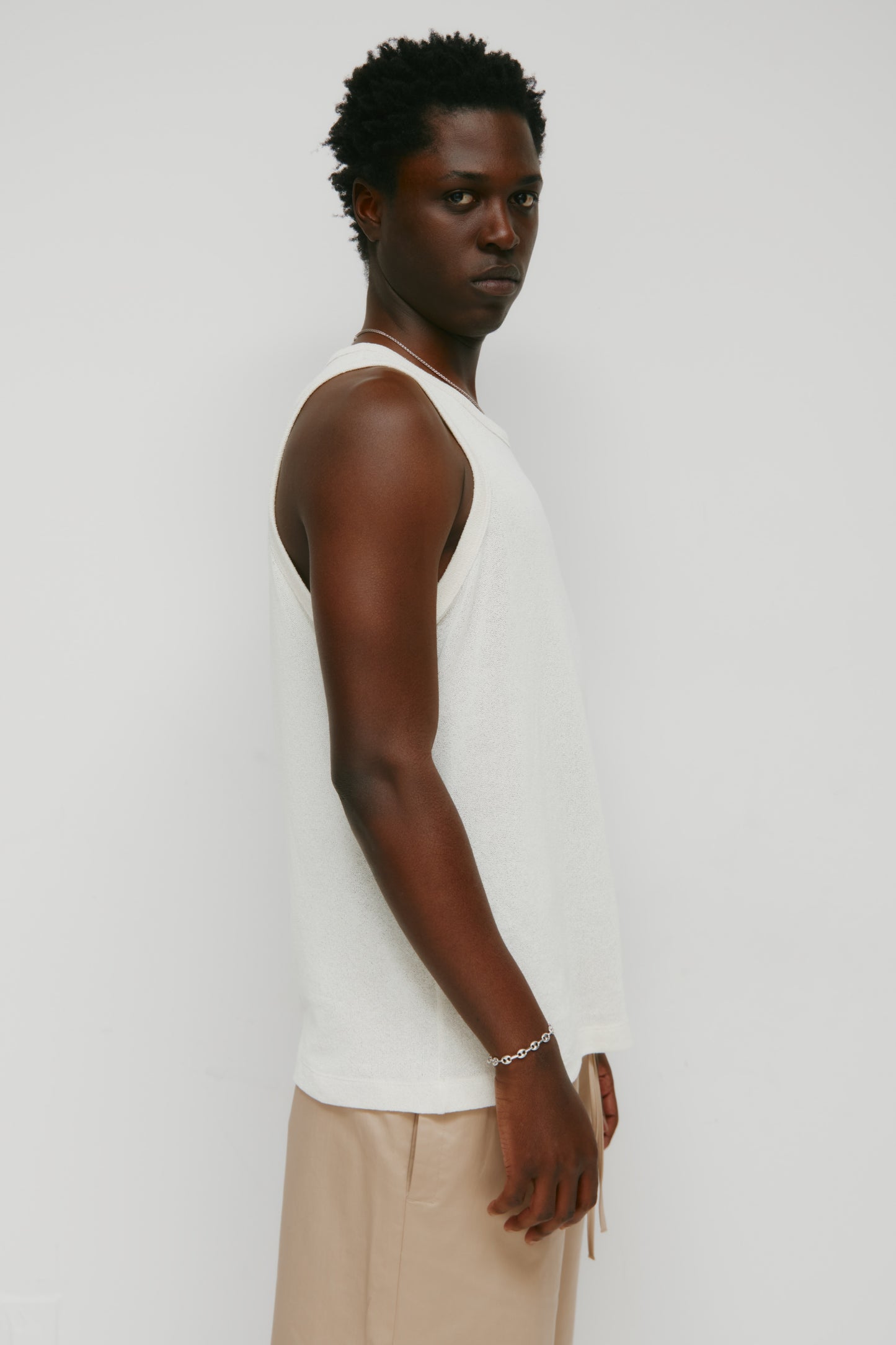 Men's Luxor Jersey Tank in Natural