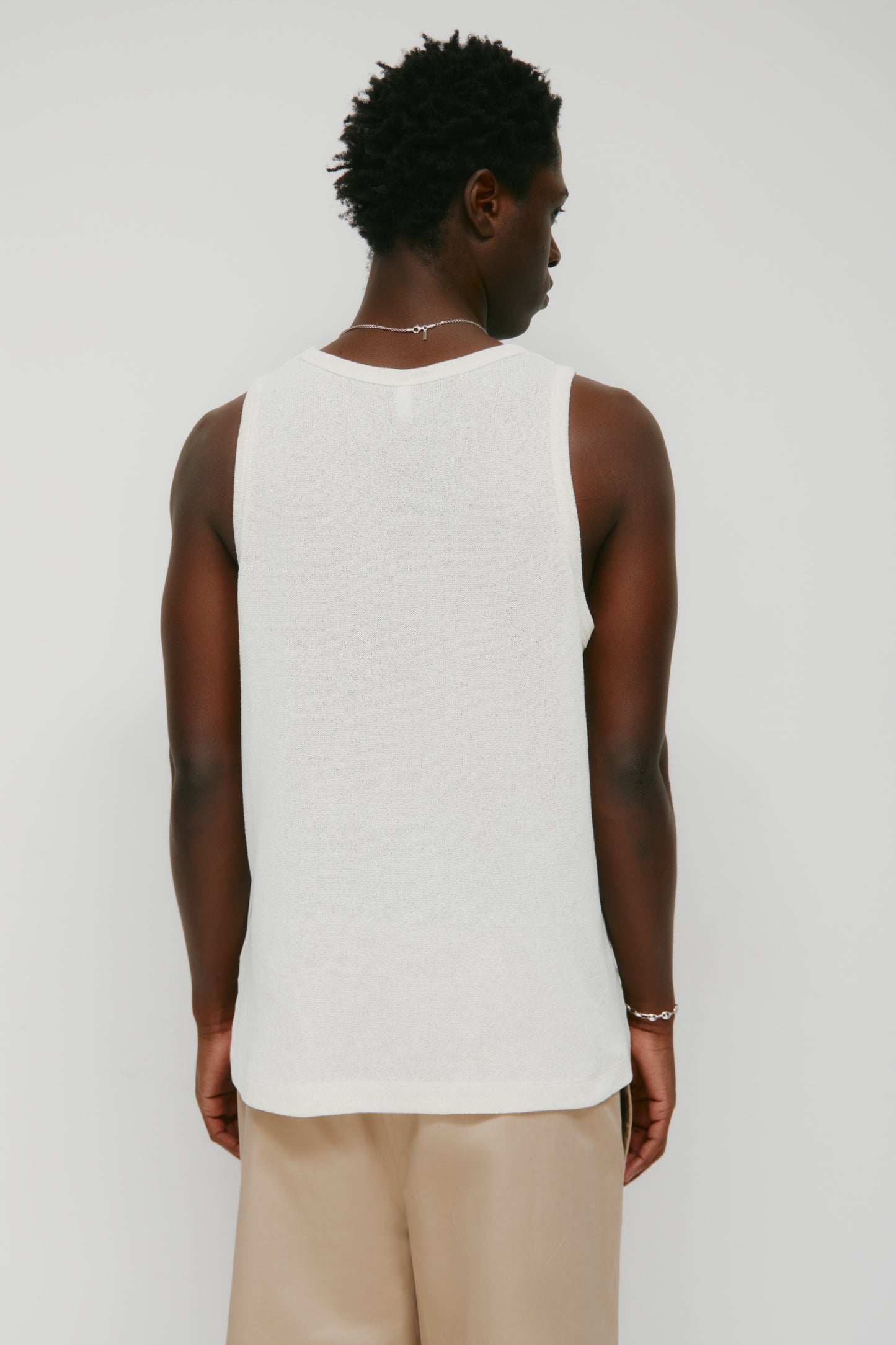 Men's Luxor Jersey Tank in Natural