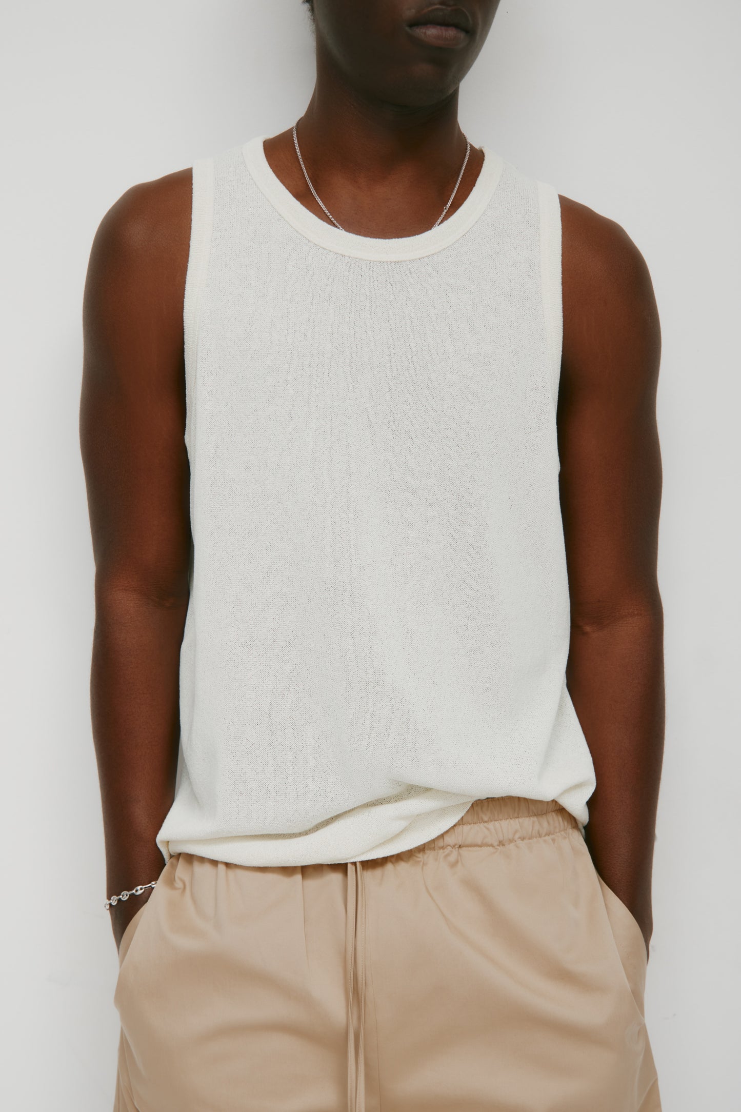 Men's Luxor Jersey Tank in Natural