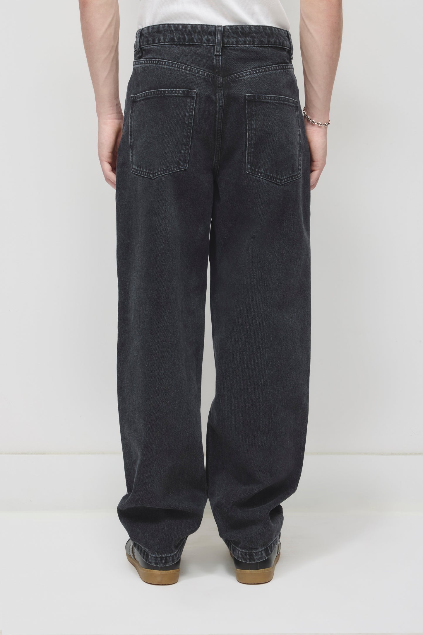 Men's Masa Denim in Washed Black