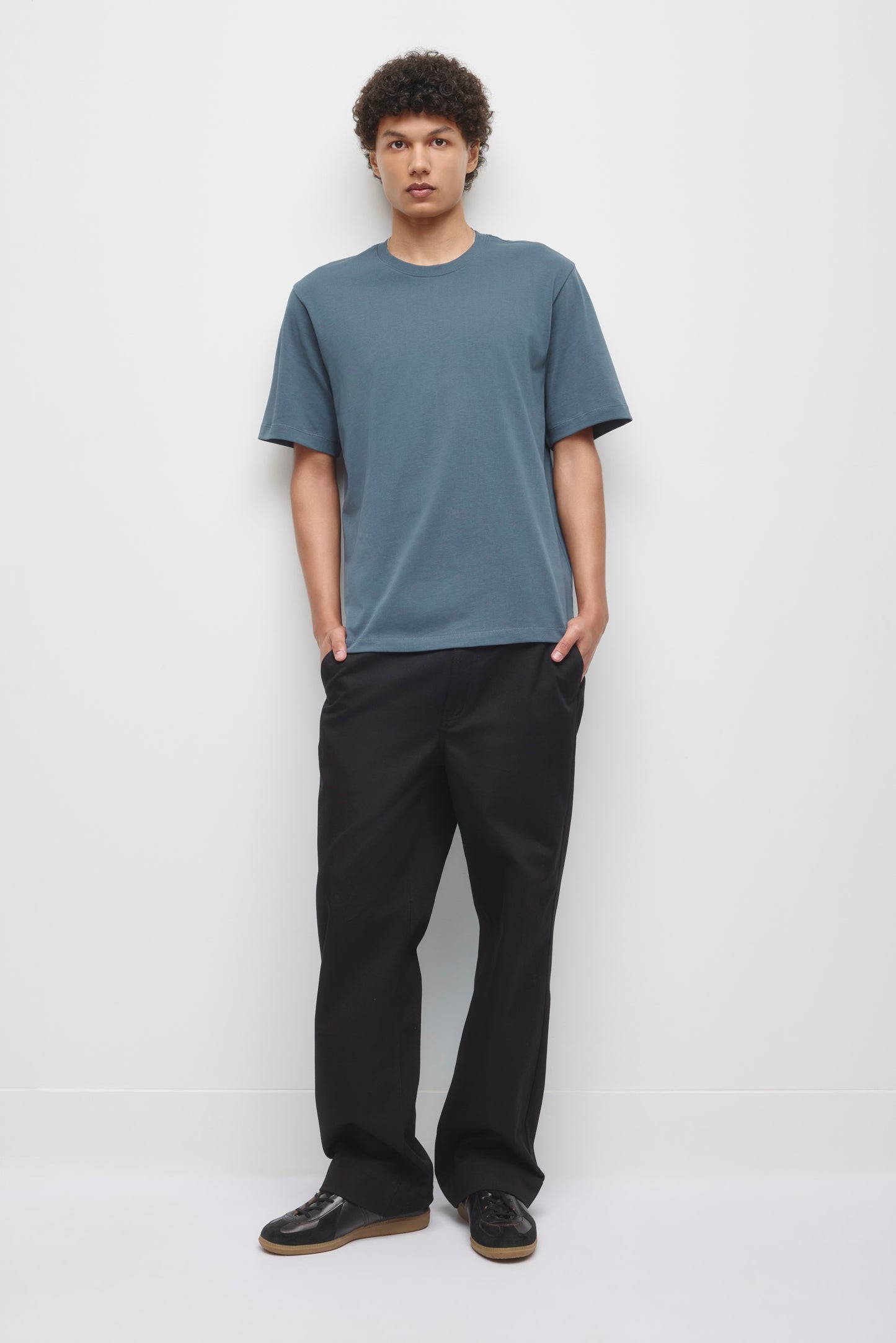Men's Midweight Crew in Dark Slate