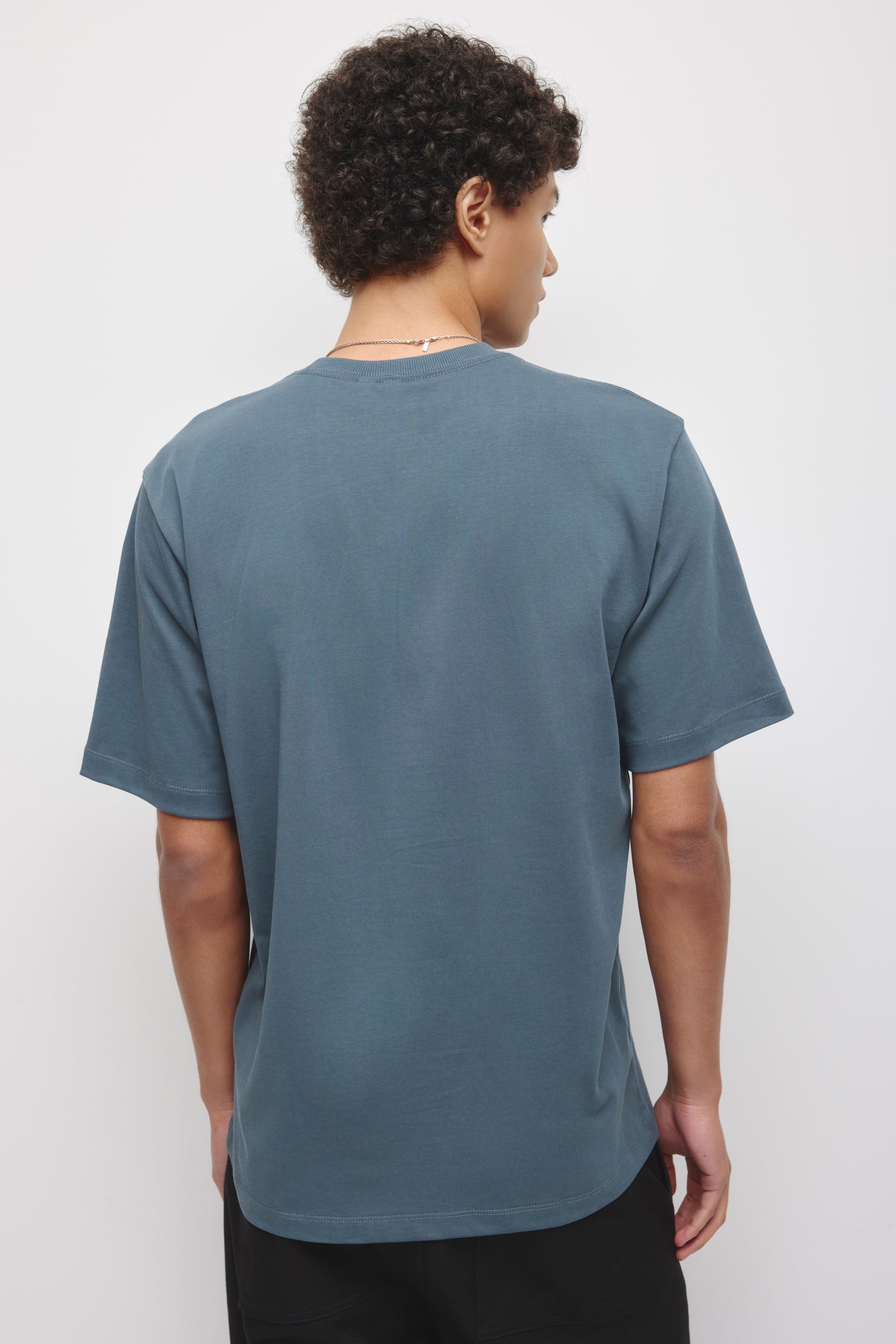 Men's Midweight Crew in Dark Slate