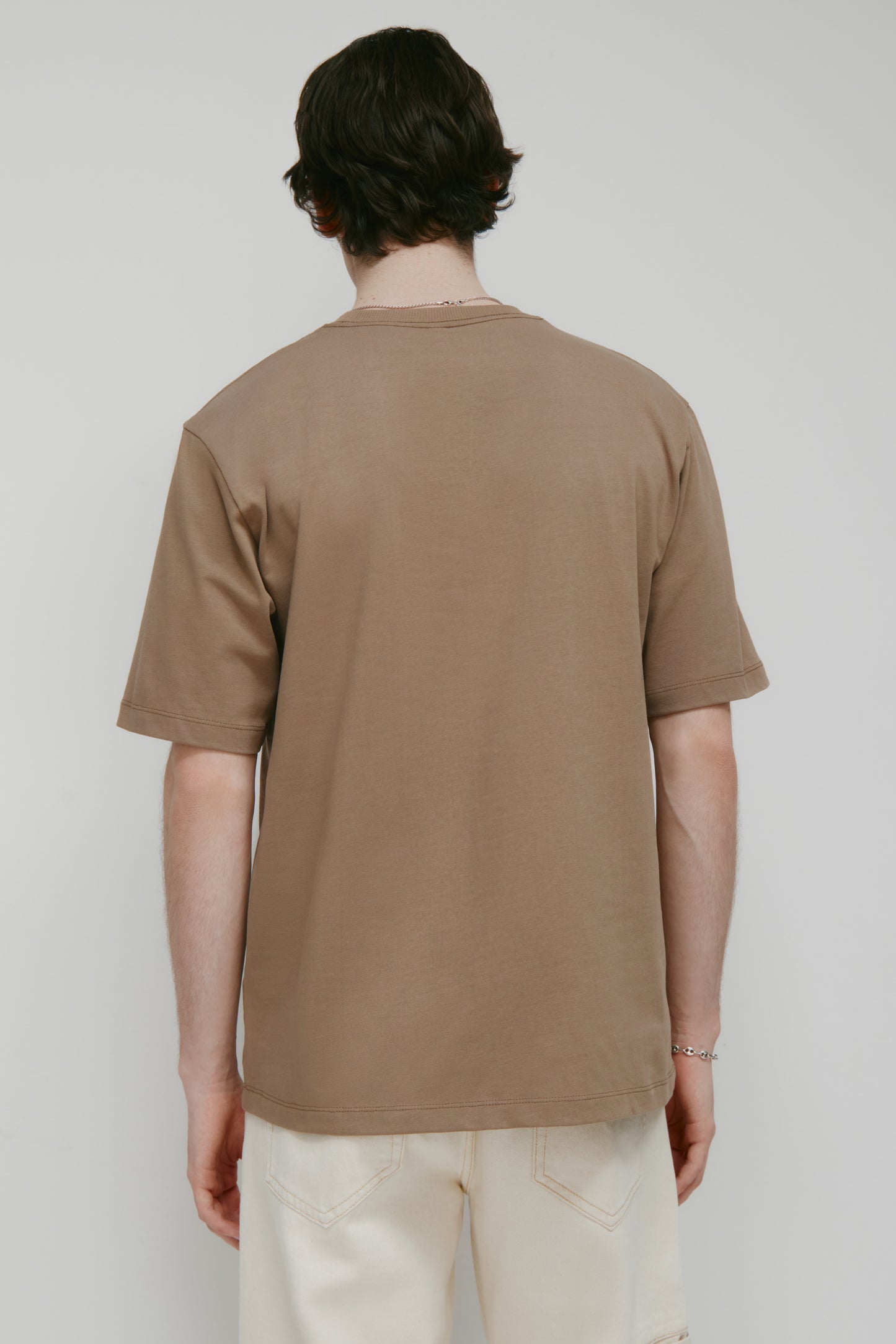 Men's Midweight Crew in Taupe