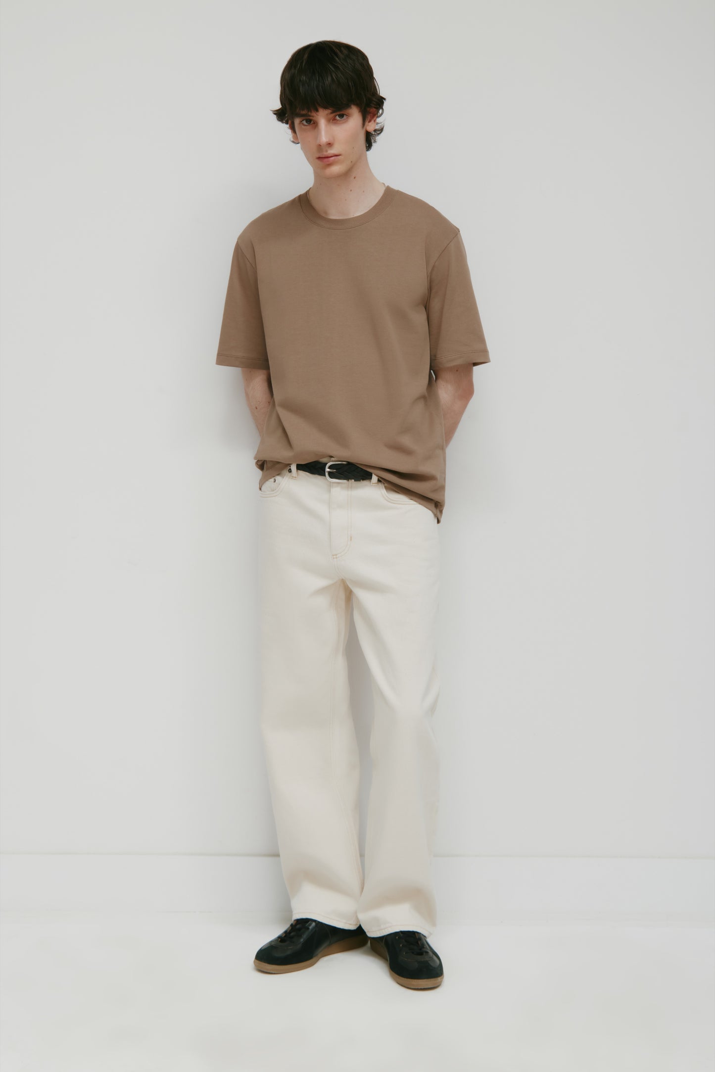 Men's Midweight Crew in Taupe