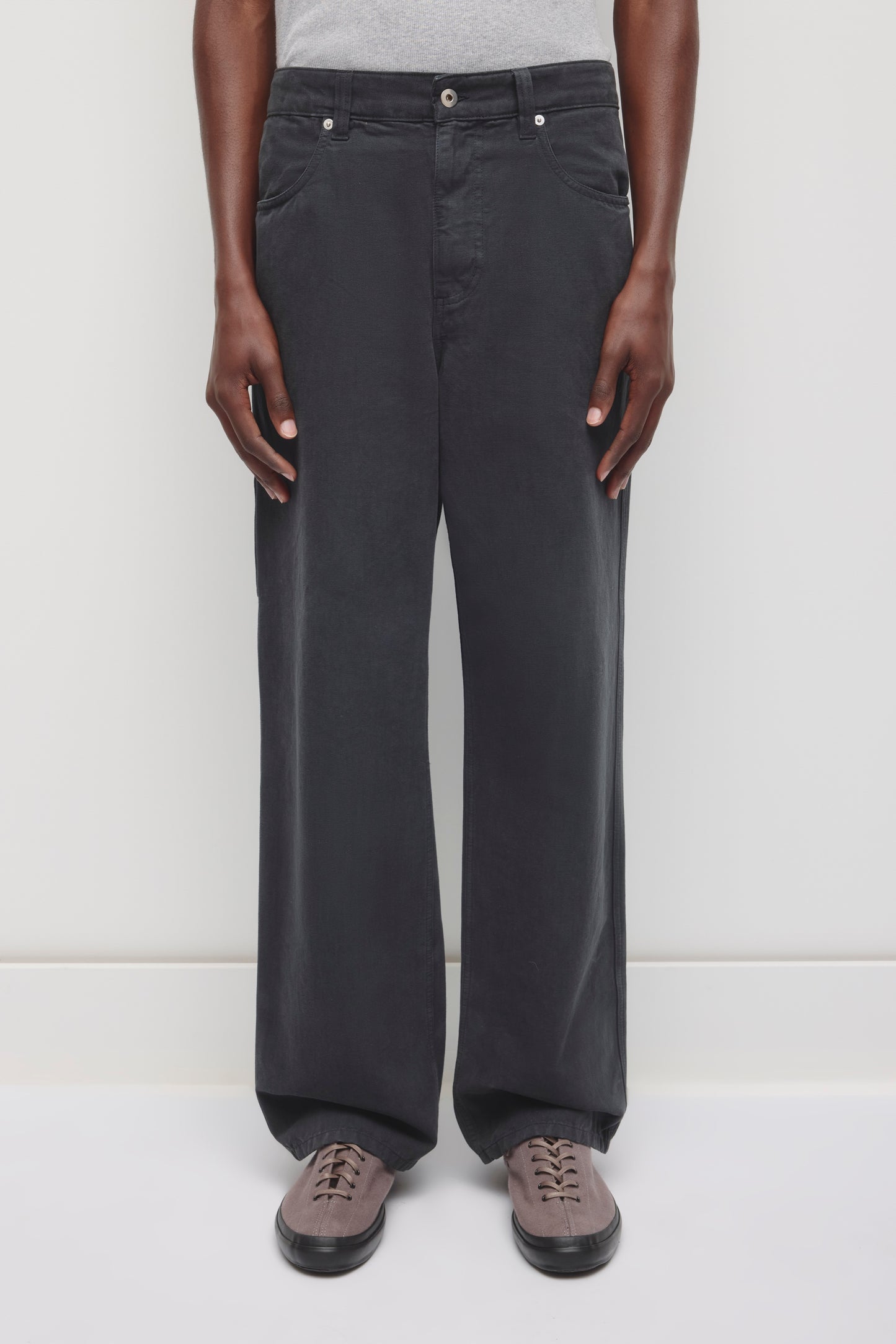 Men's Naba Work Pant in Washed Black