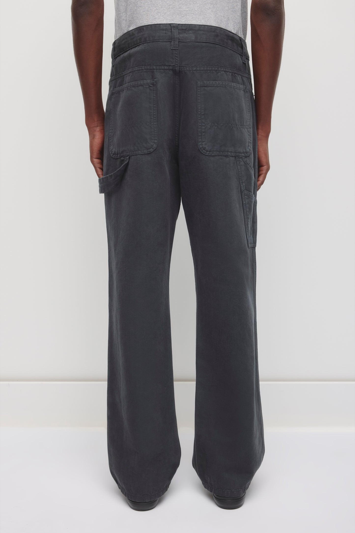 Men's Naba Work Pant in Washed Black