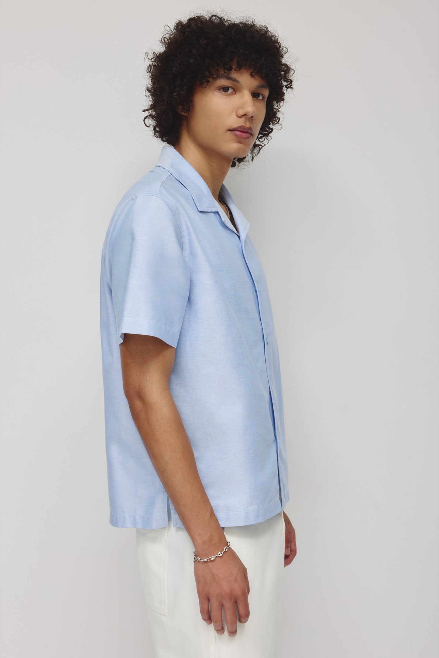 Men's Oxford Camp Shirt in Oxford Blue