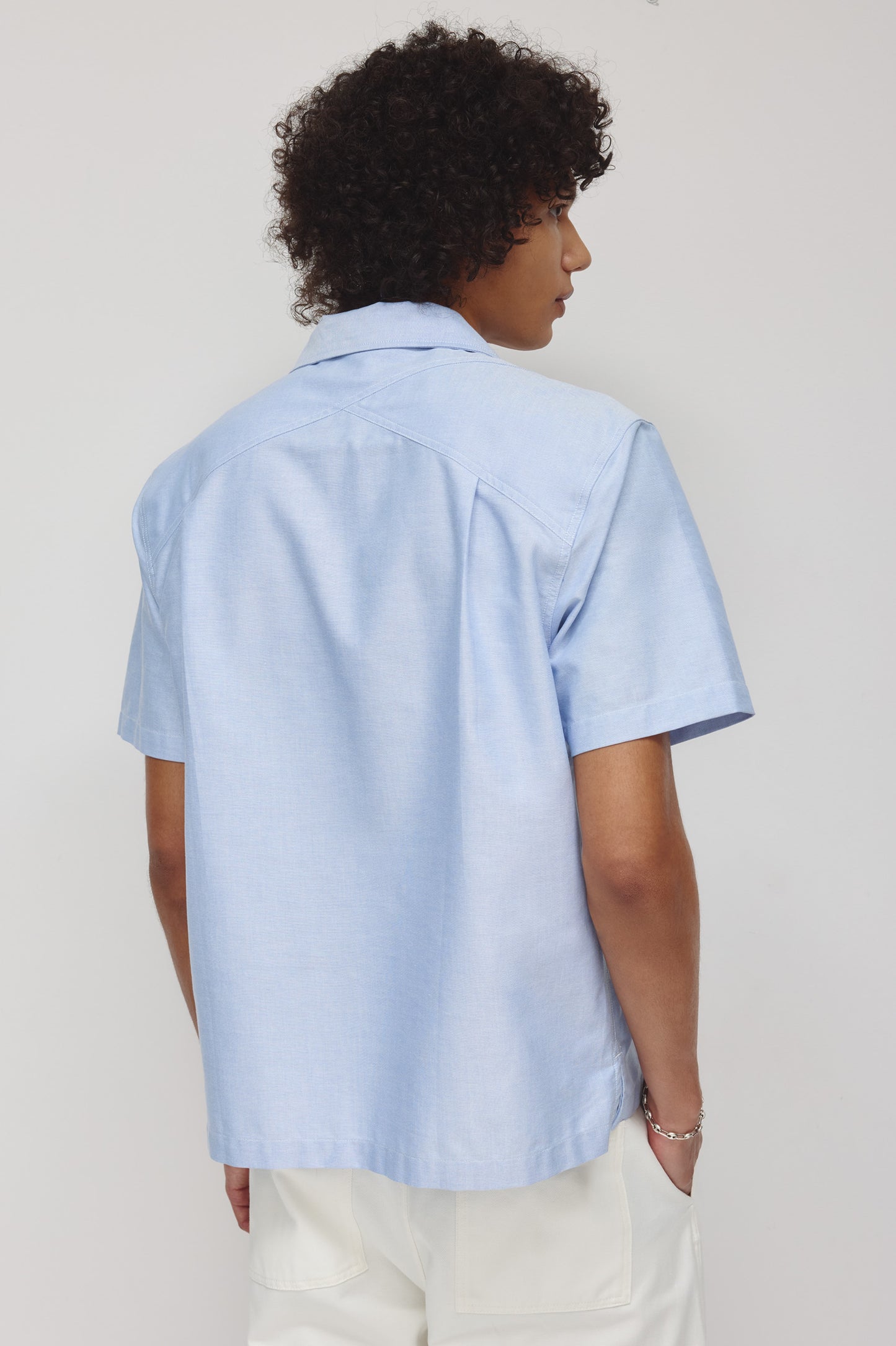 Men's Oxford Camp Shirt in Oxford Blue