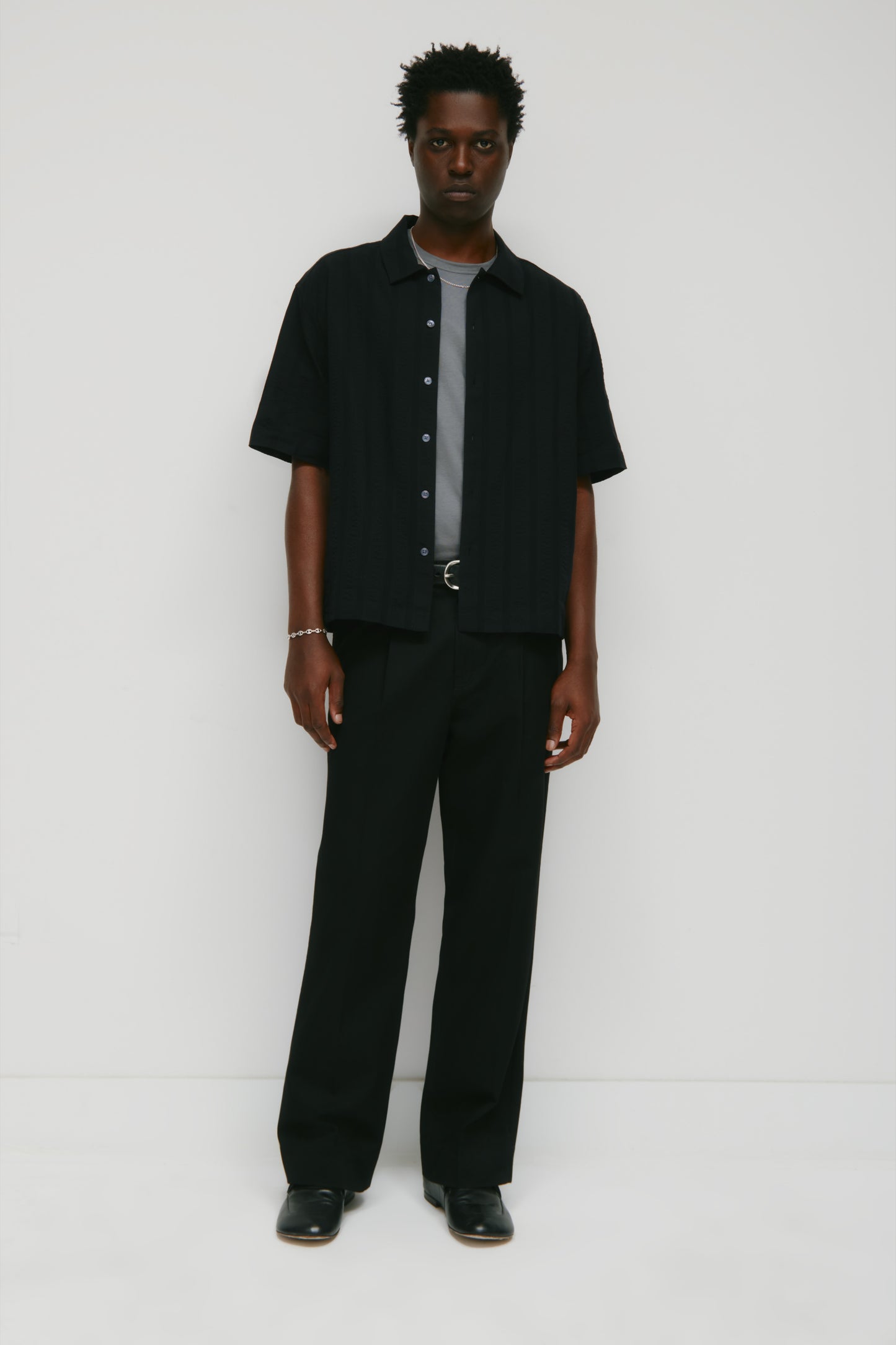Men's Sadeem Shirt in Black
