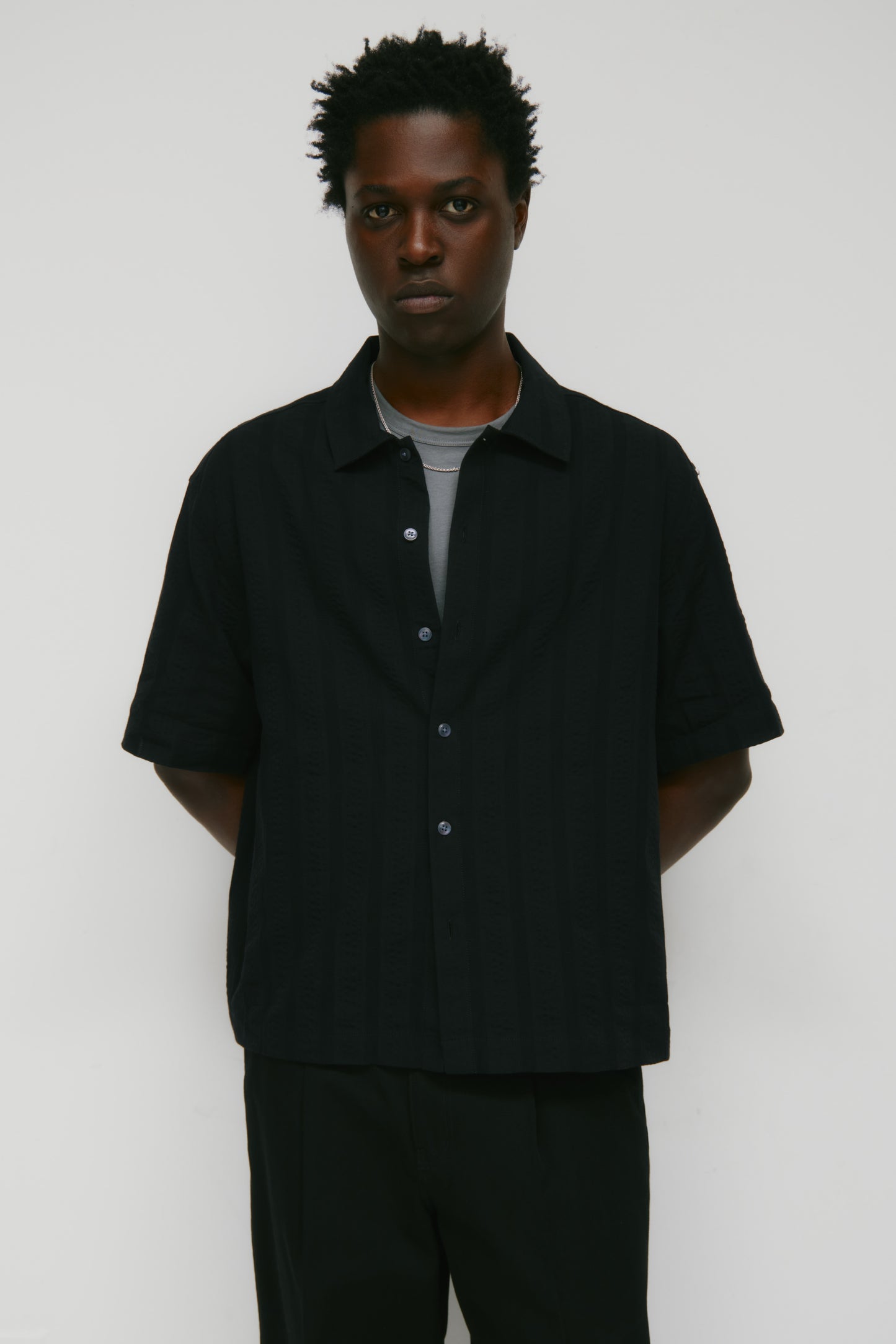 Men's Sadeem Shirt in Black