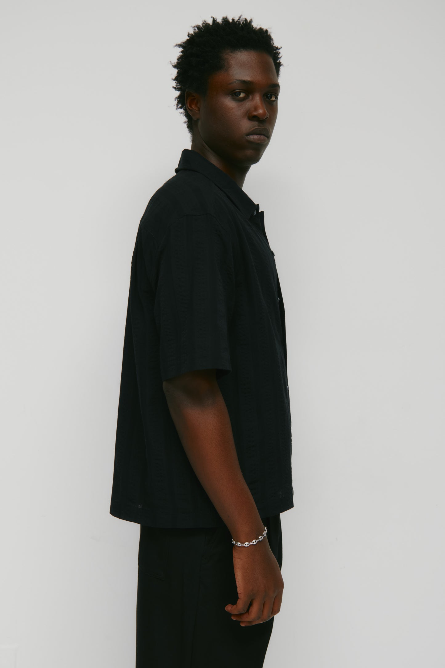 Men's Sadeem Shirt in Black