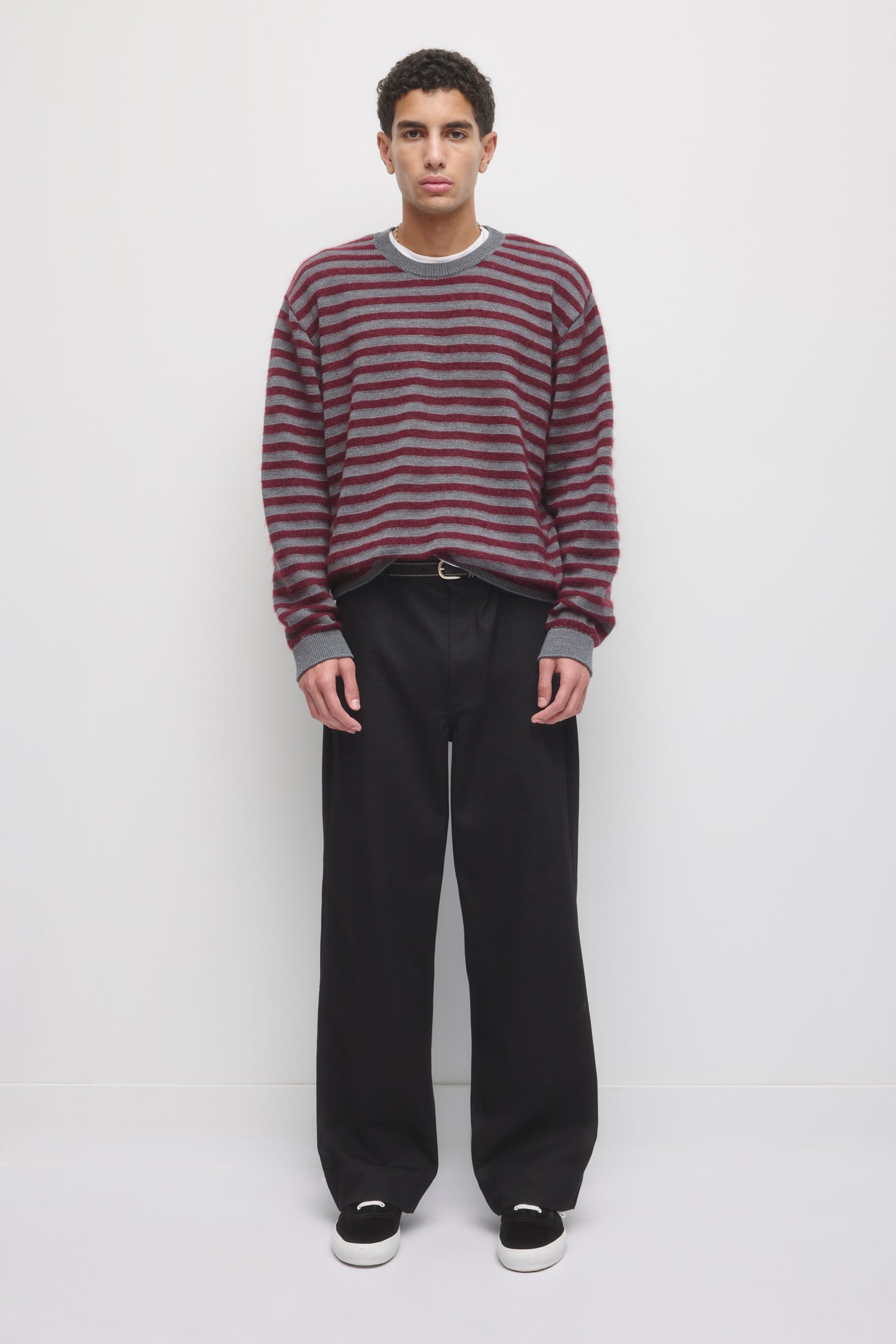 Men's Slouchy Buma Trouser in Black