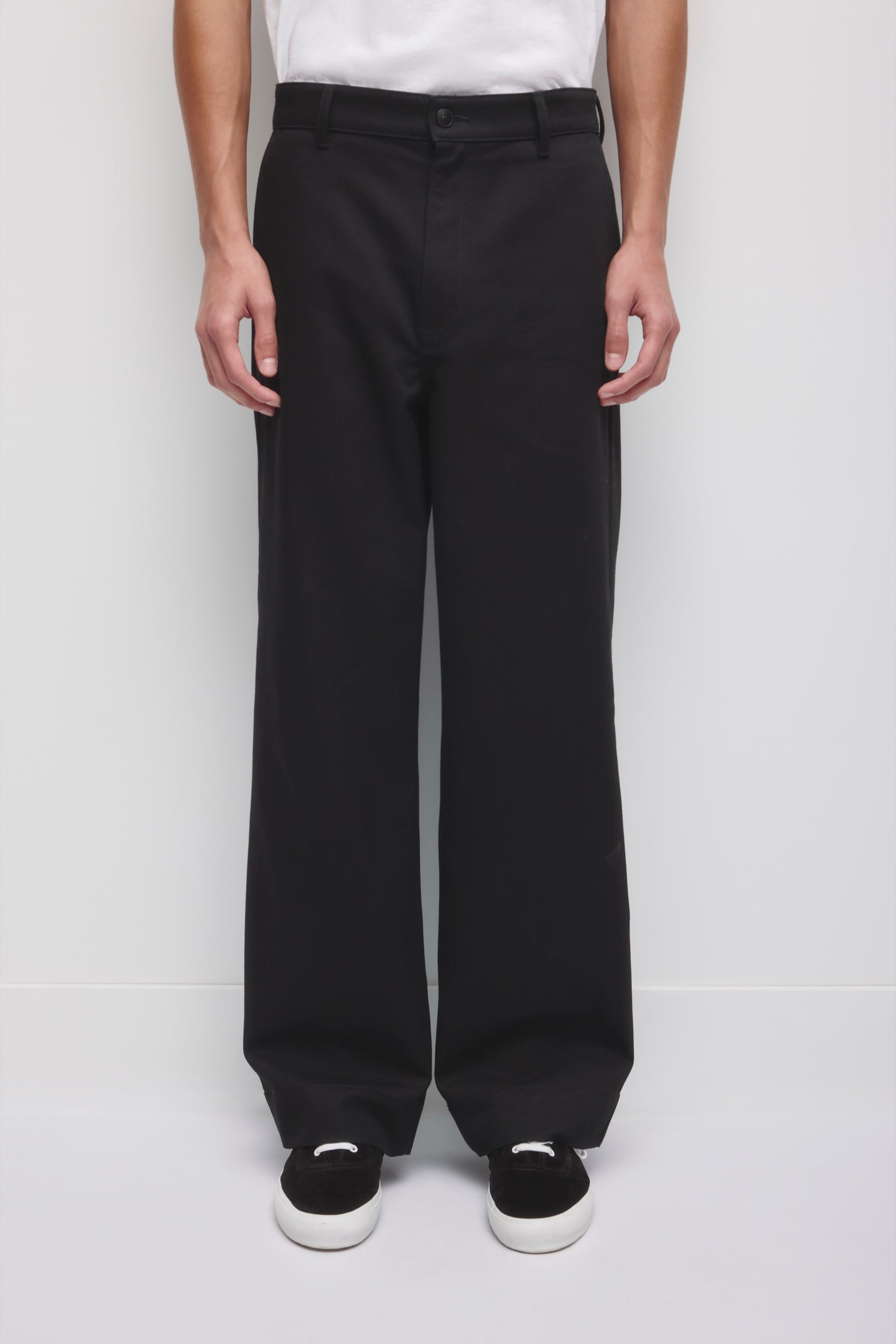 Men's Slouchy Buma Trouser in Black