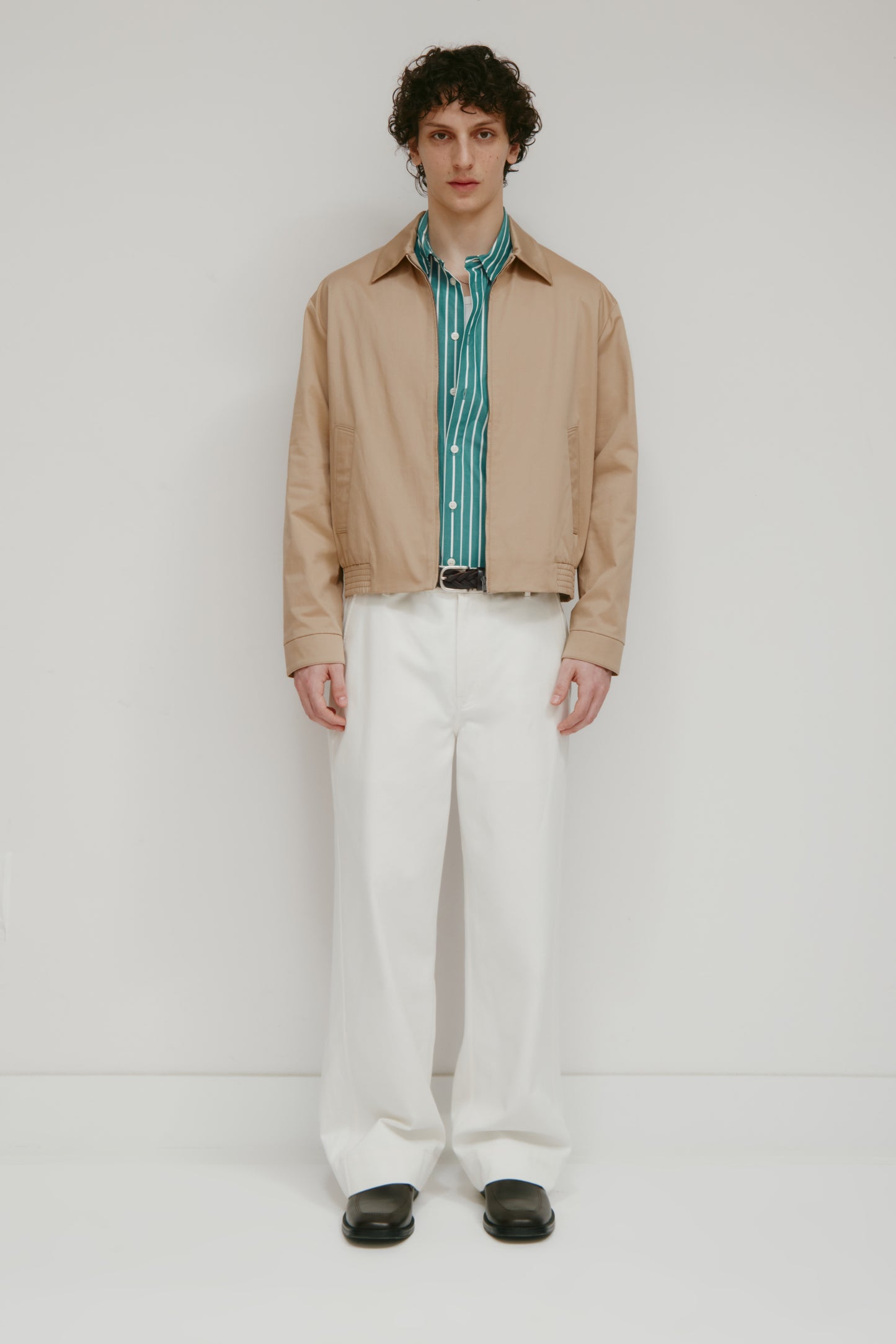Men's Slouchy Buma Trouser in Marshmallow