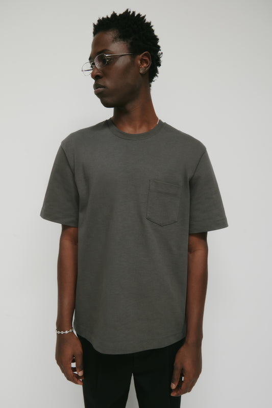 Men's Slub Pocket Tee in Beluga