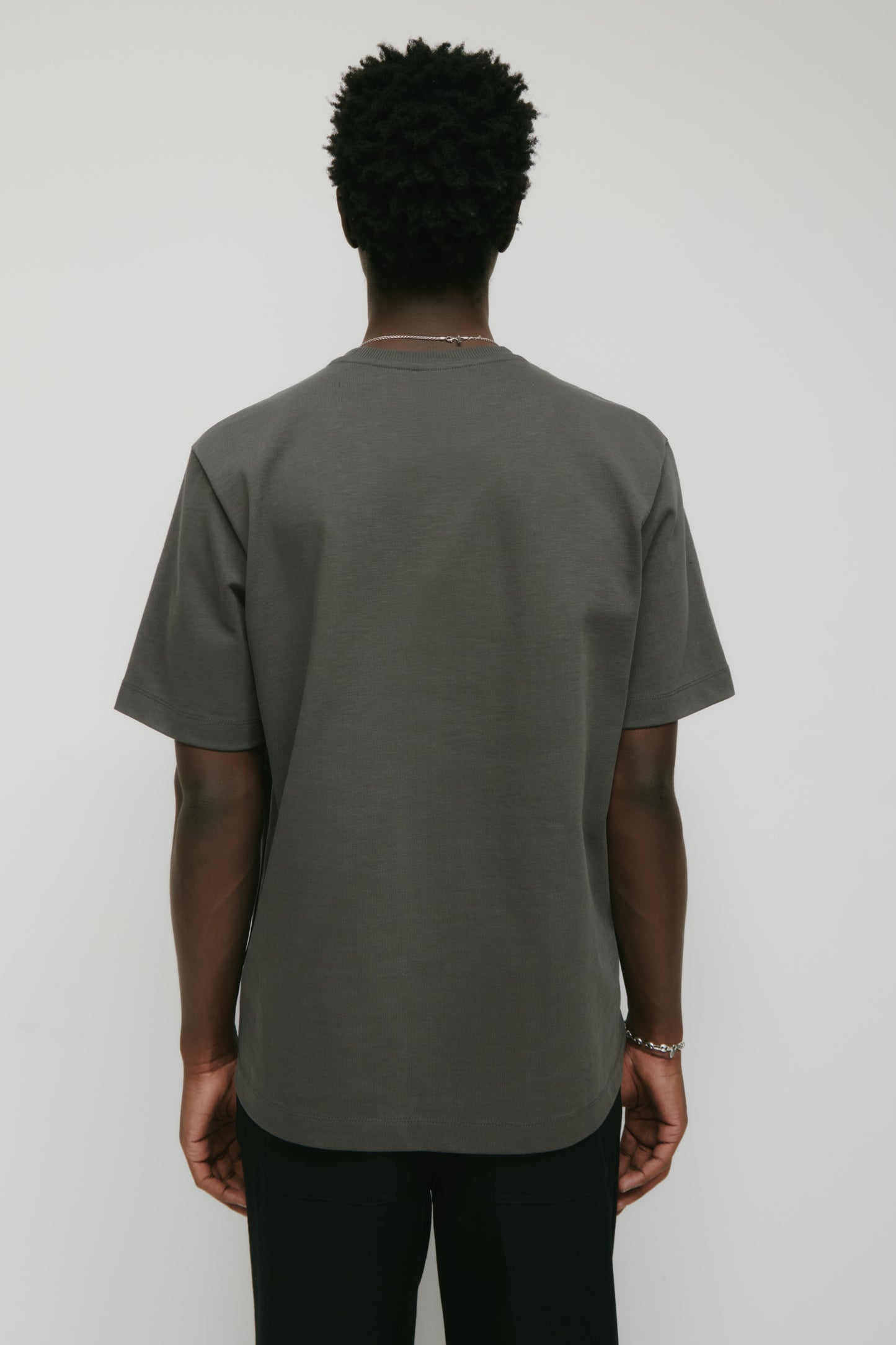Men's Slub Pocket Tee in Beluga