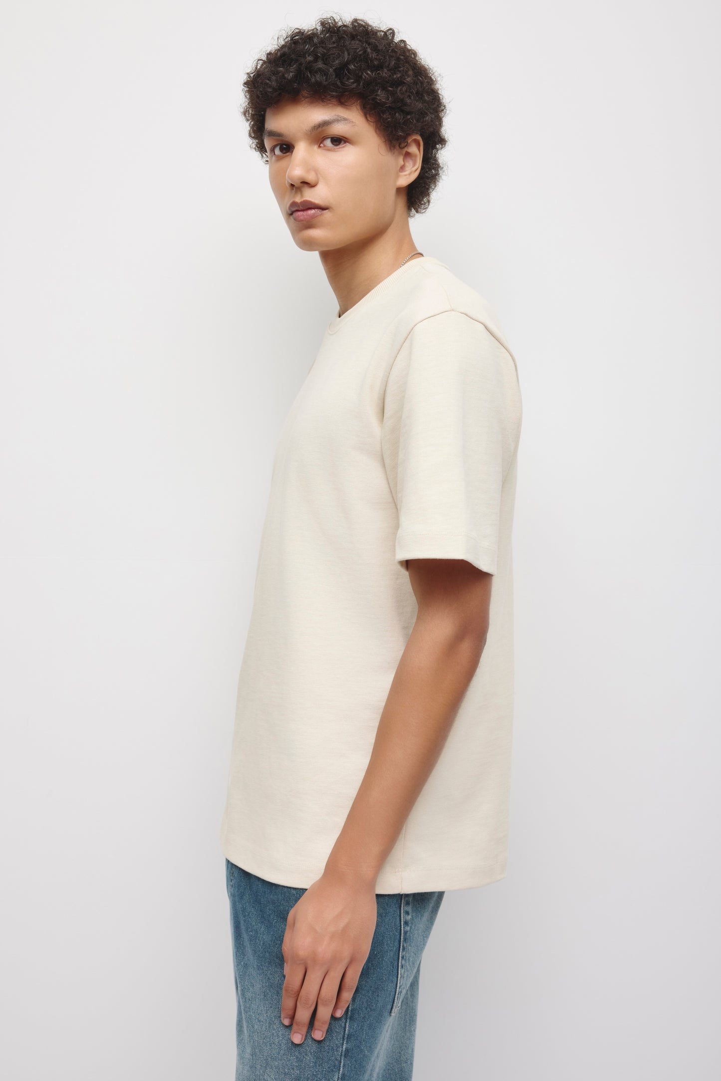 Men's Slub Tee in Birch