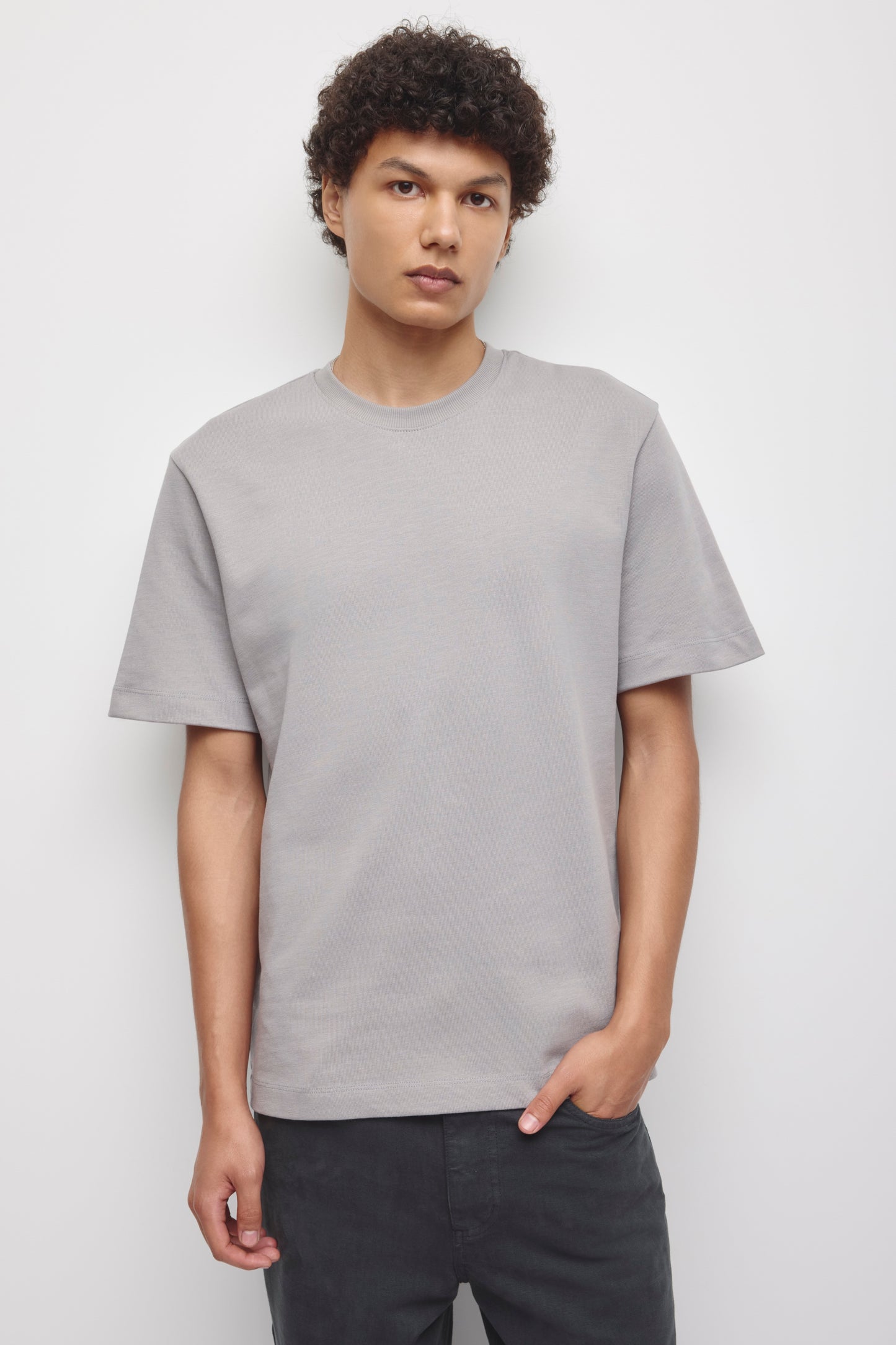 Men's Slub Tee in Gypsum