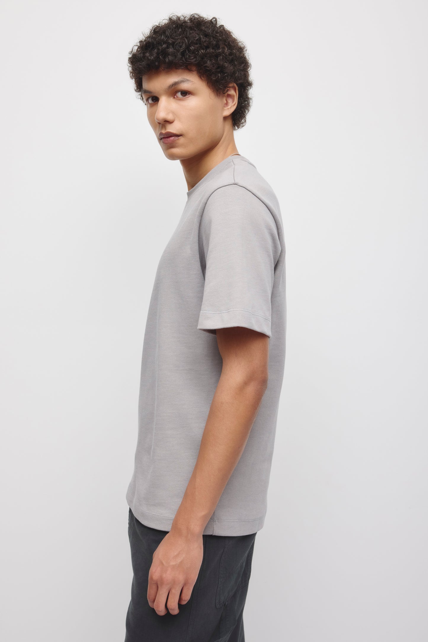 Men's Slub Tee in Gypsum
