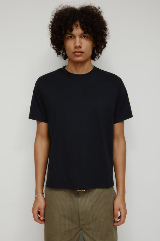 Men's Superfine Crew in Black