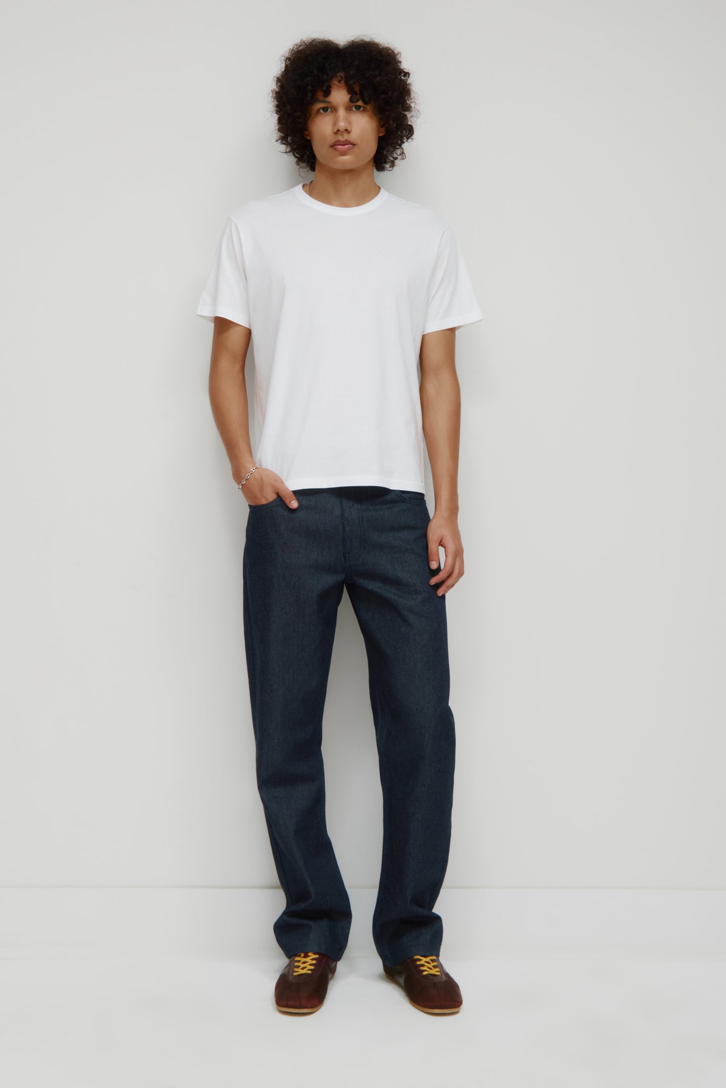 Men's Superfine Crew in White
