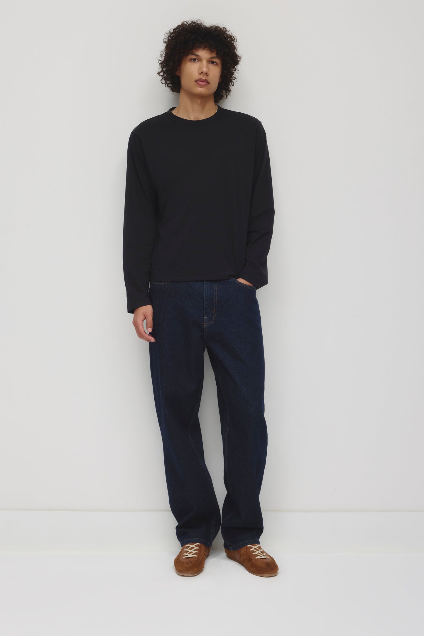 Men's Superfine Longsleeve in Black