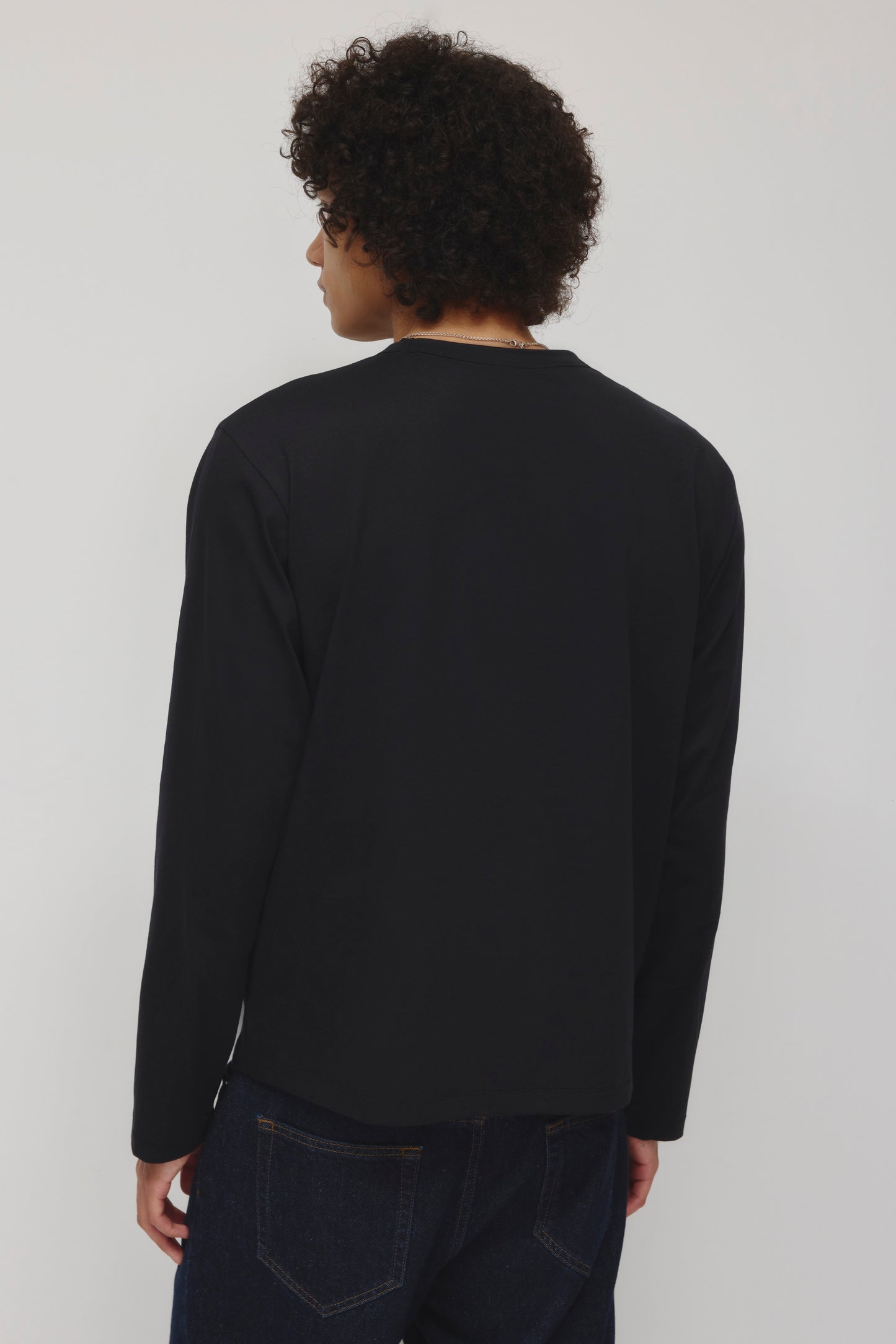 Men's Superfine Longsleeve in Black