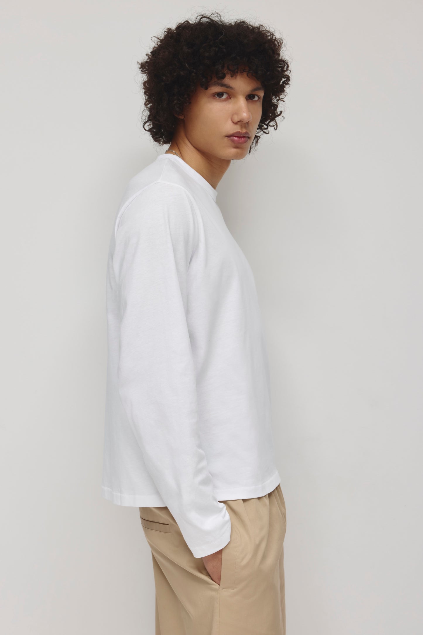 Men's Superfine Longsleeve in White