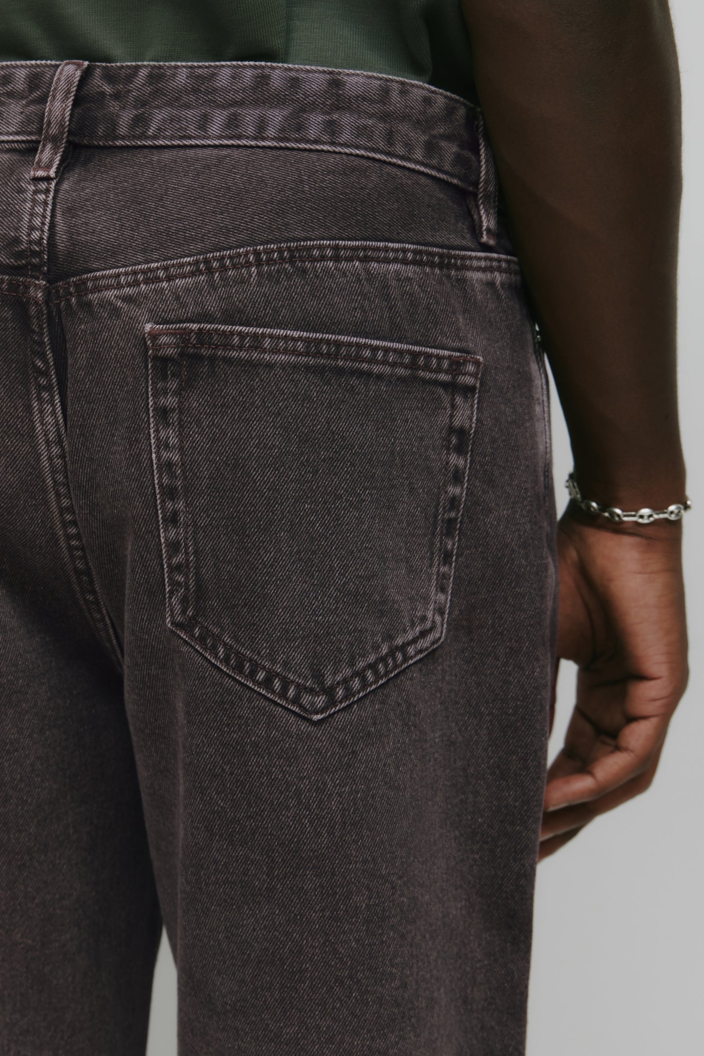 Men's Taba Denim in Brown Wash
