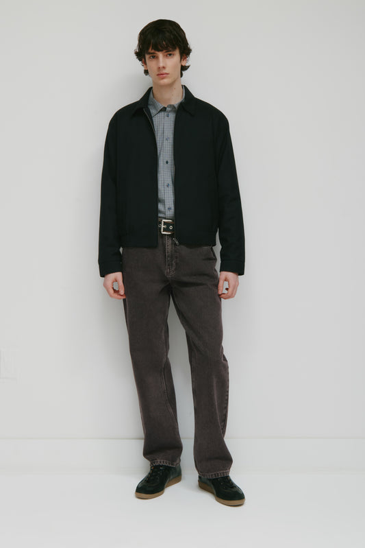 Men's Taym Postal Jacket in Black