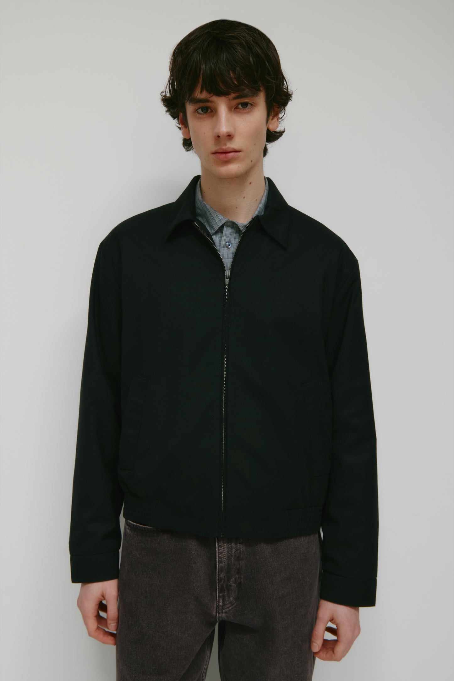 Men's Taym Postal Jacket in Black