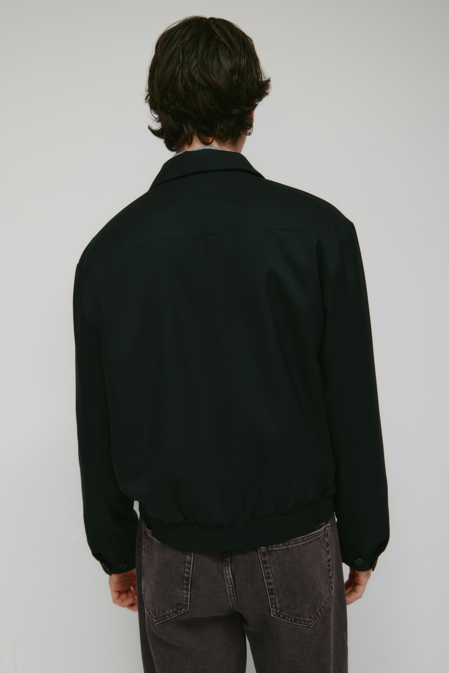 Men's Taym Postal Jacket in Black