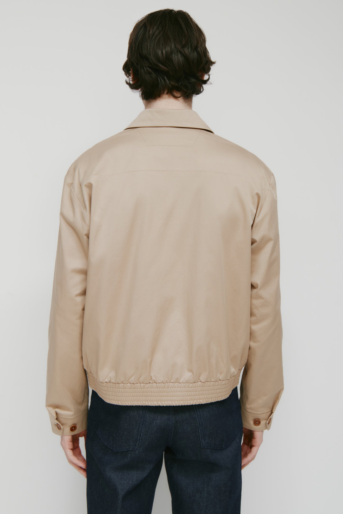Men's Taym Postal Jacket in Stone