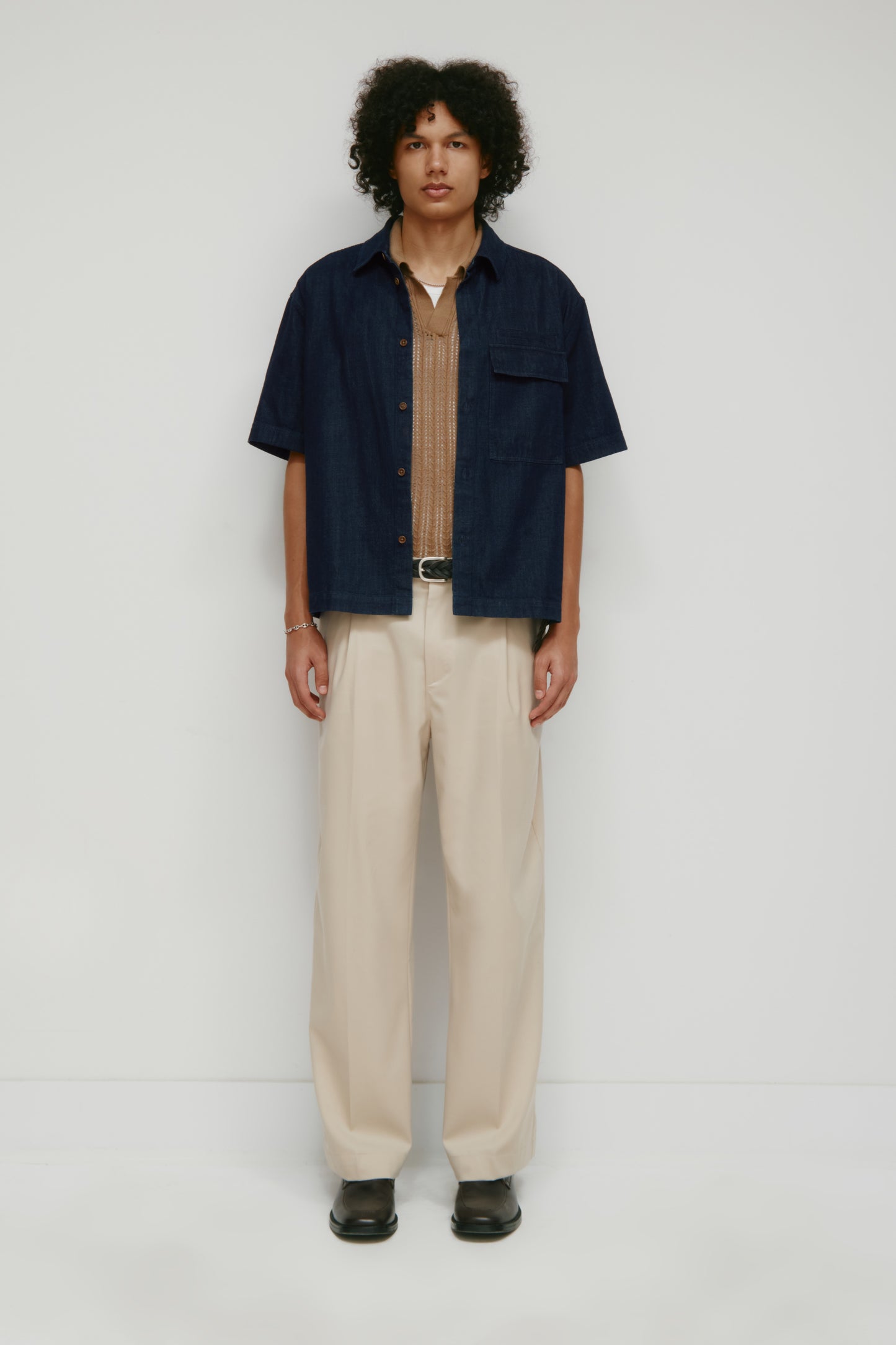 Men's Taym Trouser in Stone