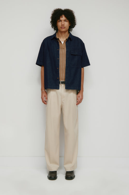 Men's Taym Trouser in Stone