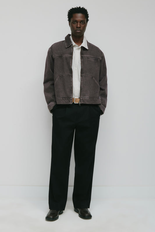 Men's Tura Jacket in Brown Wash