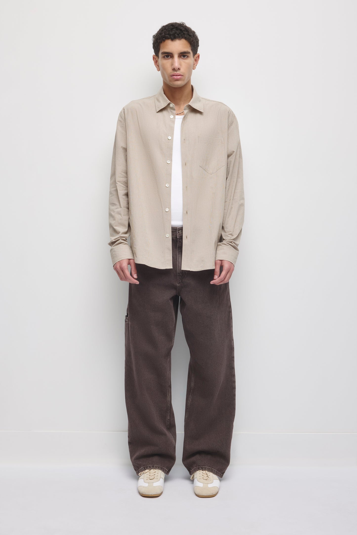 Men's Wadi Denim in Brown Wash