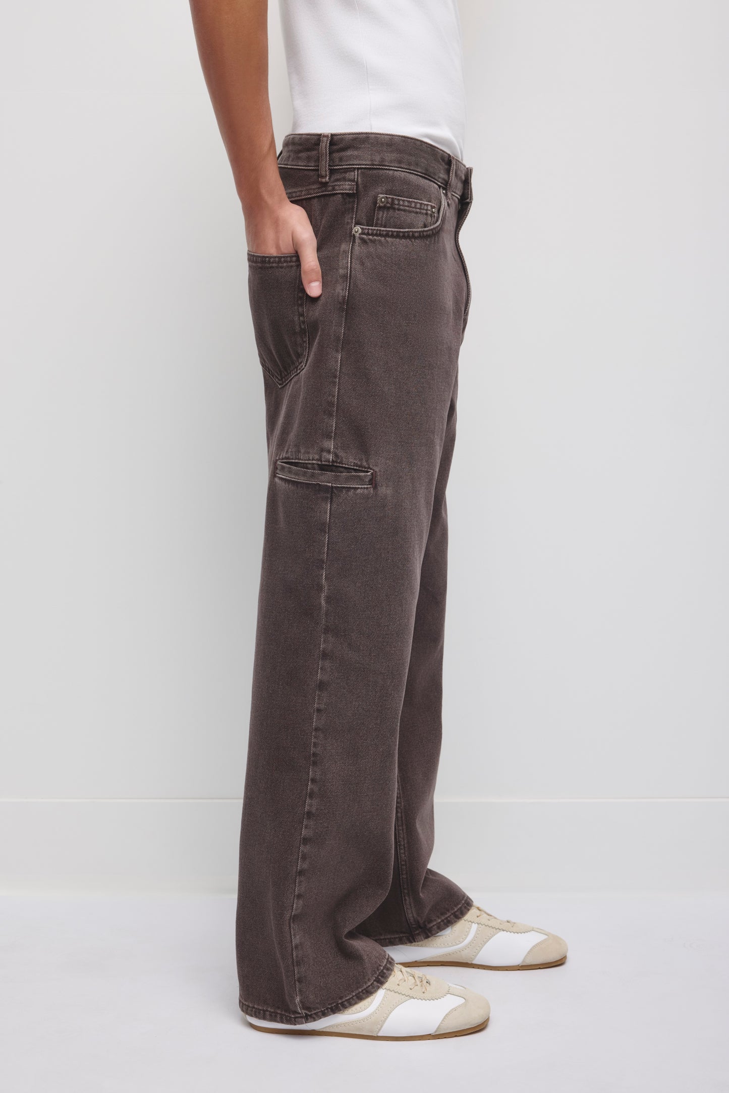 Men's Wadi Denim in Brown Wash