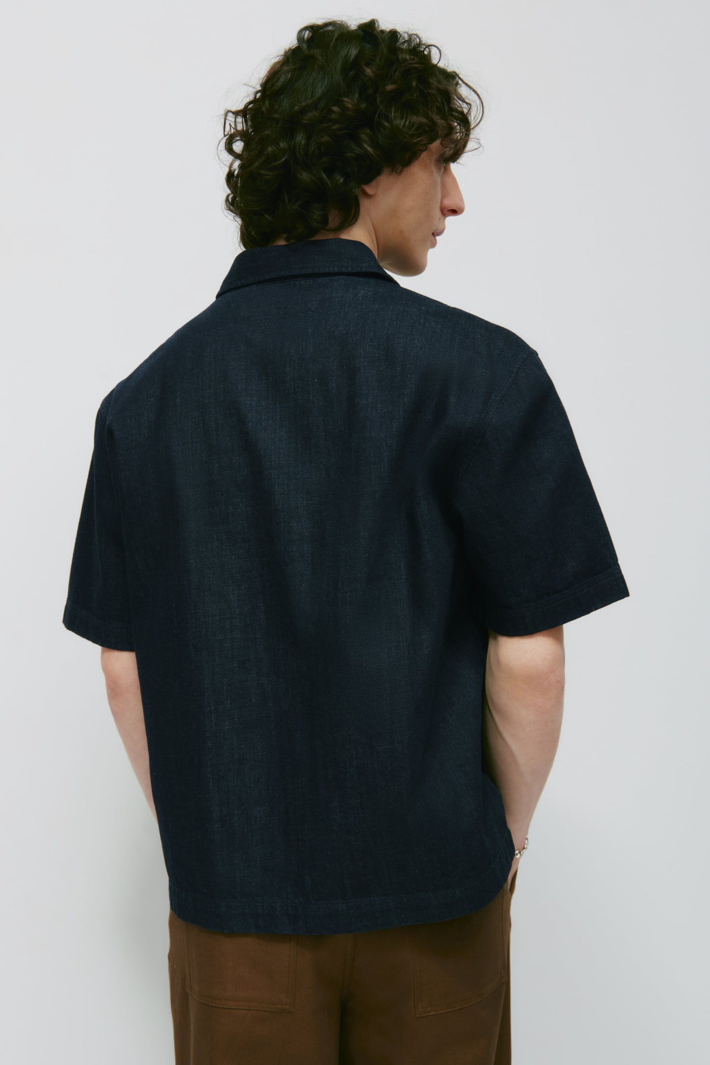 Men's Yafi Shirt in Rinse