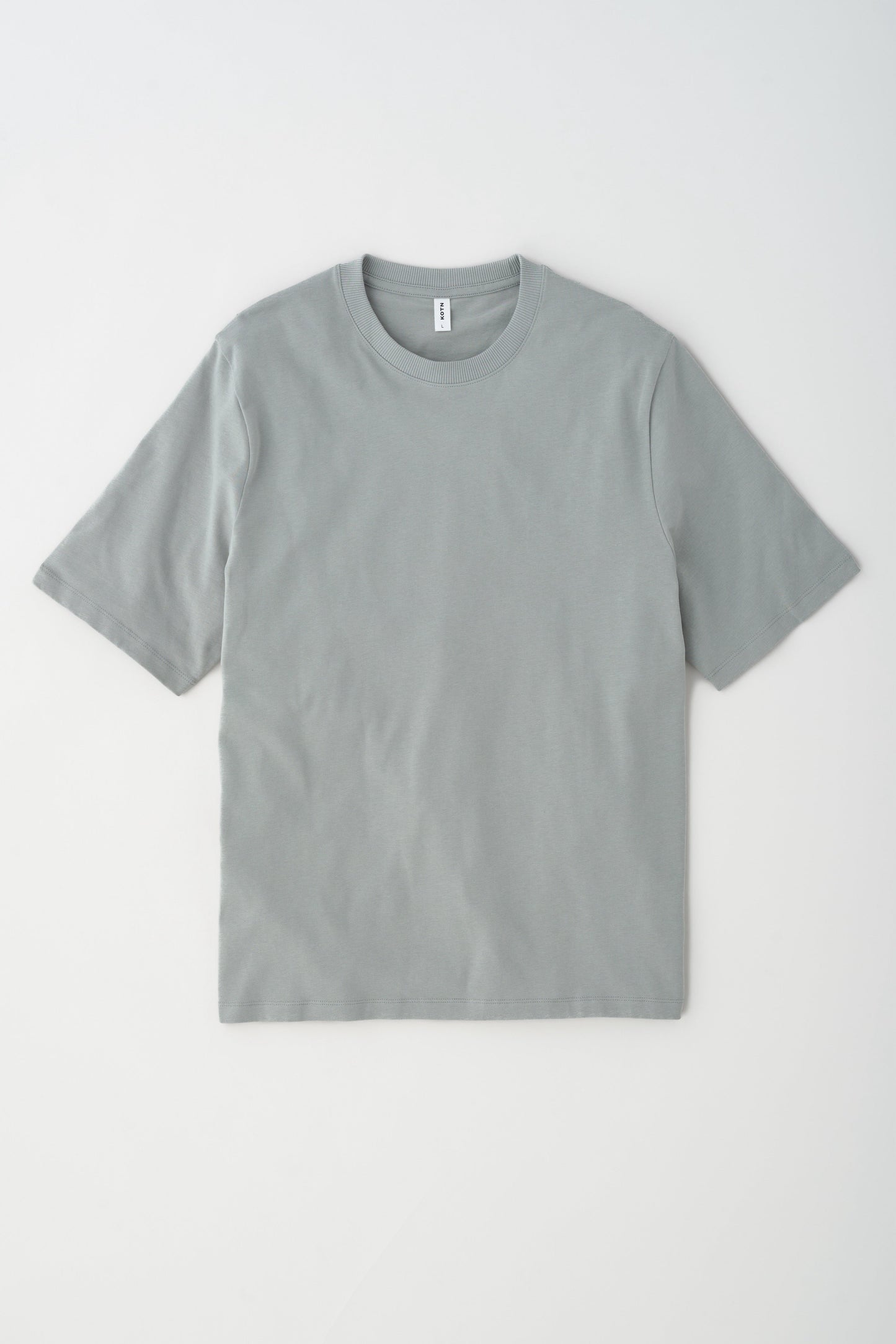Midweight Crew in Neutral Grey