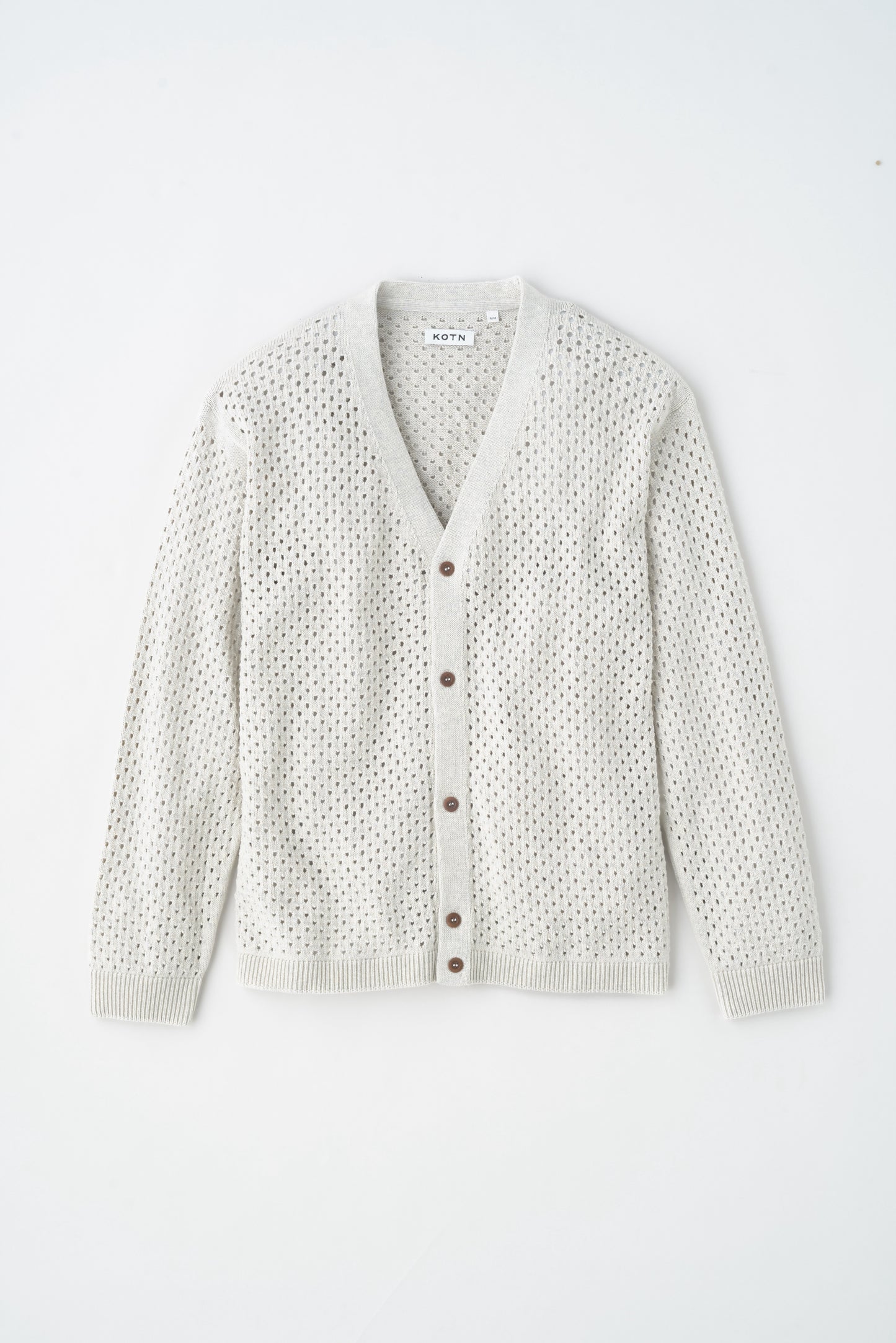 Men's Mina Cardigan in Oat Melange