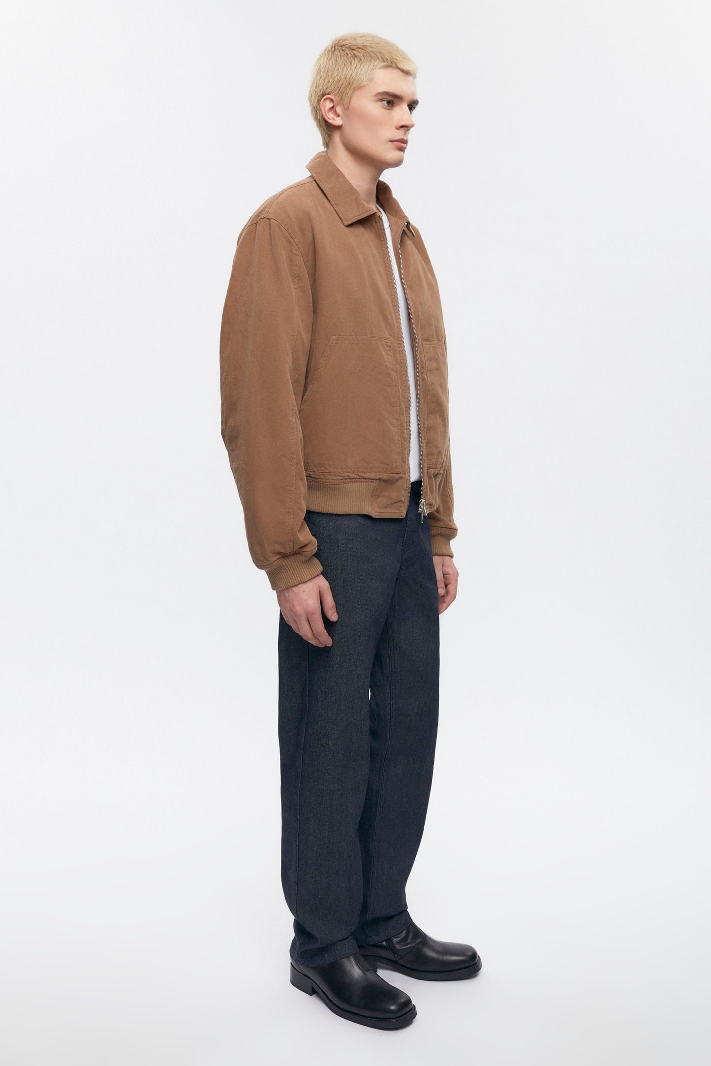 Men's A-2 Bomber Jacket in Washed Otter